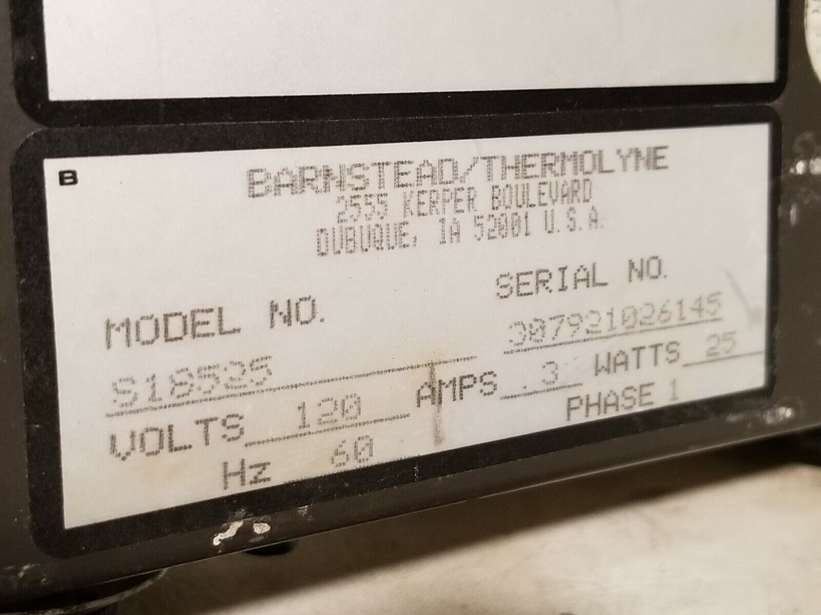 Thermolyne Nuova II stirrer, tested working