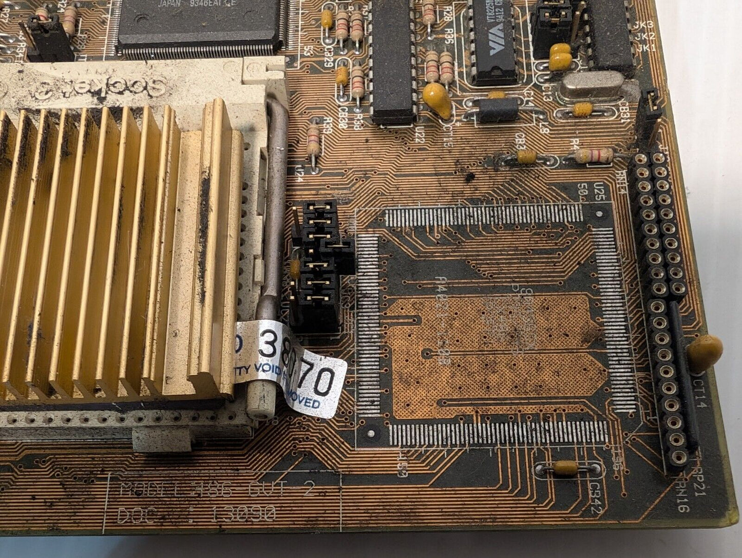 Vintage Magitronic A-BL2466C 486-GVT-2 Desktop Motherboard-Free Shipping