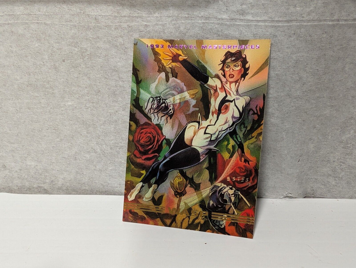 16 Vintage Marvel MCU and Baseball Trading Cards Batman Nolan Ryan Thanos Wasp