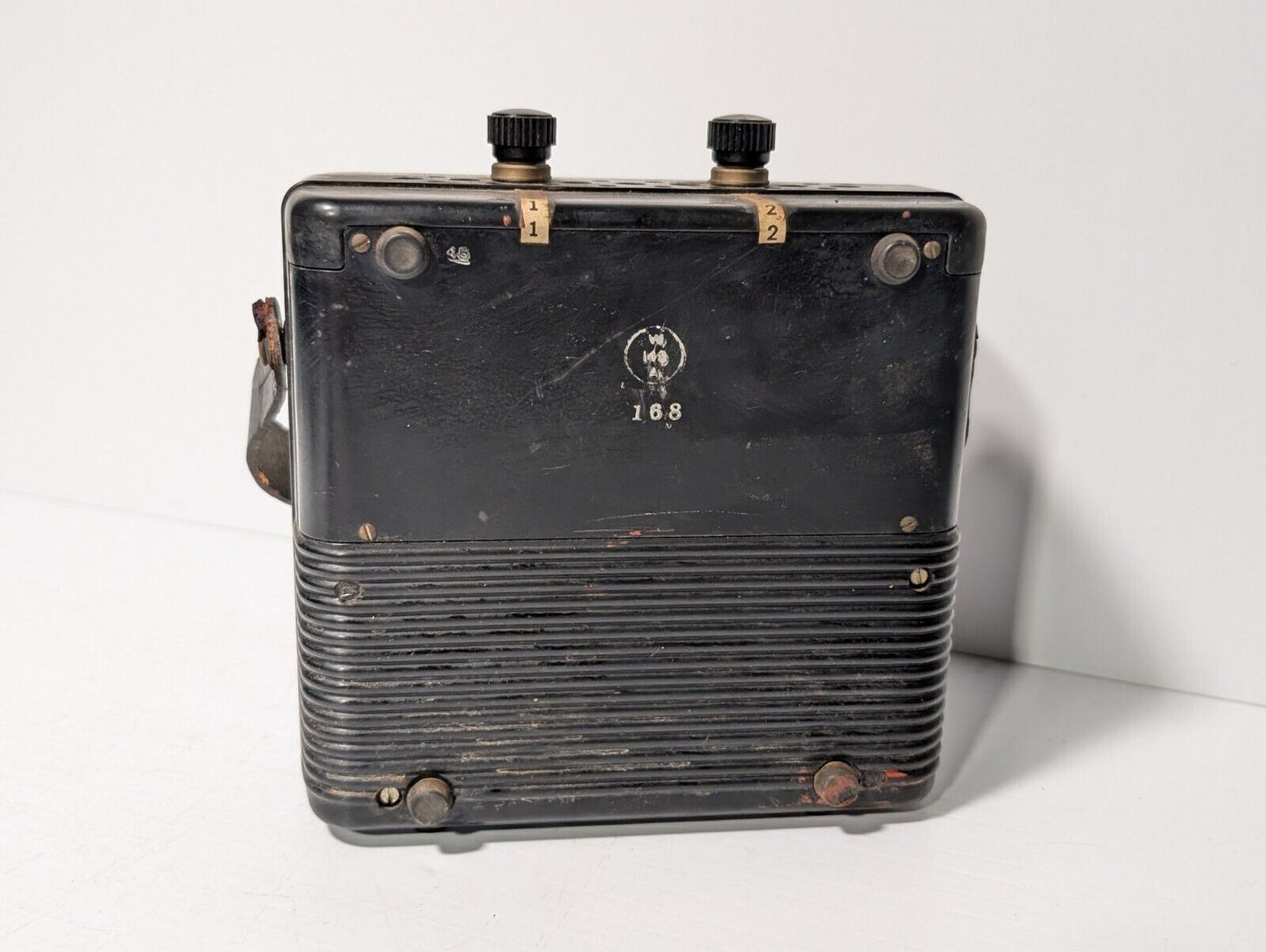 Weston 901 DC milliammeter, 0-1000mA, with probes and leather handle as pictured