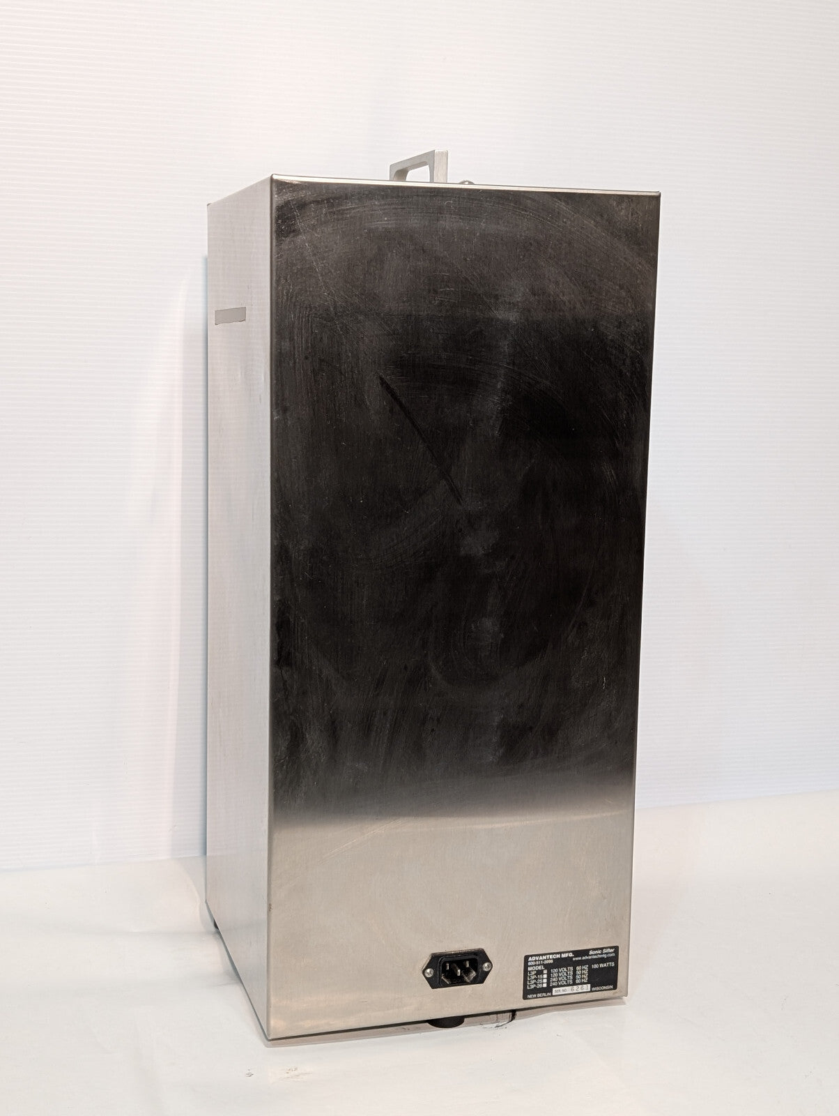 Advantech Mfg L3P Sonic Sifter, Separator, 100 Watts, Serial 6261, Made in USA