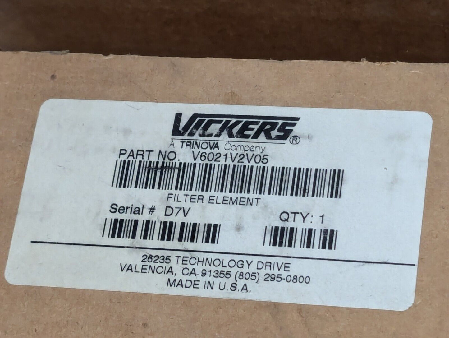 Vickers V6021V2V05 Interchange Hydraulic Filter - Free Shipping