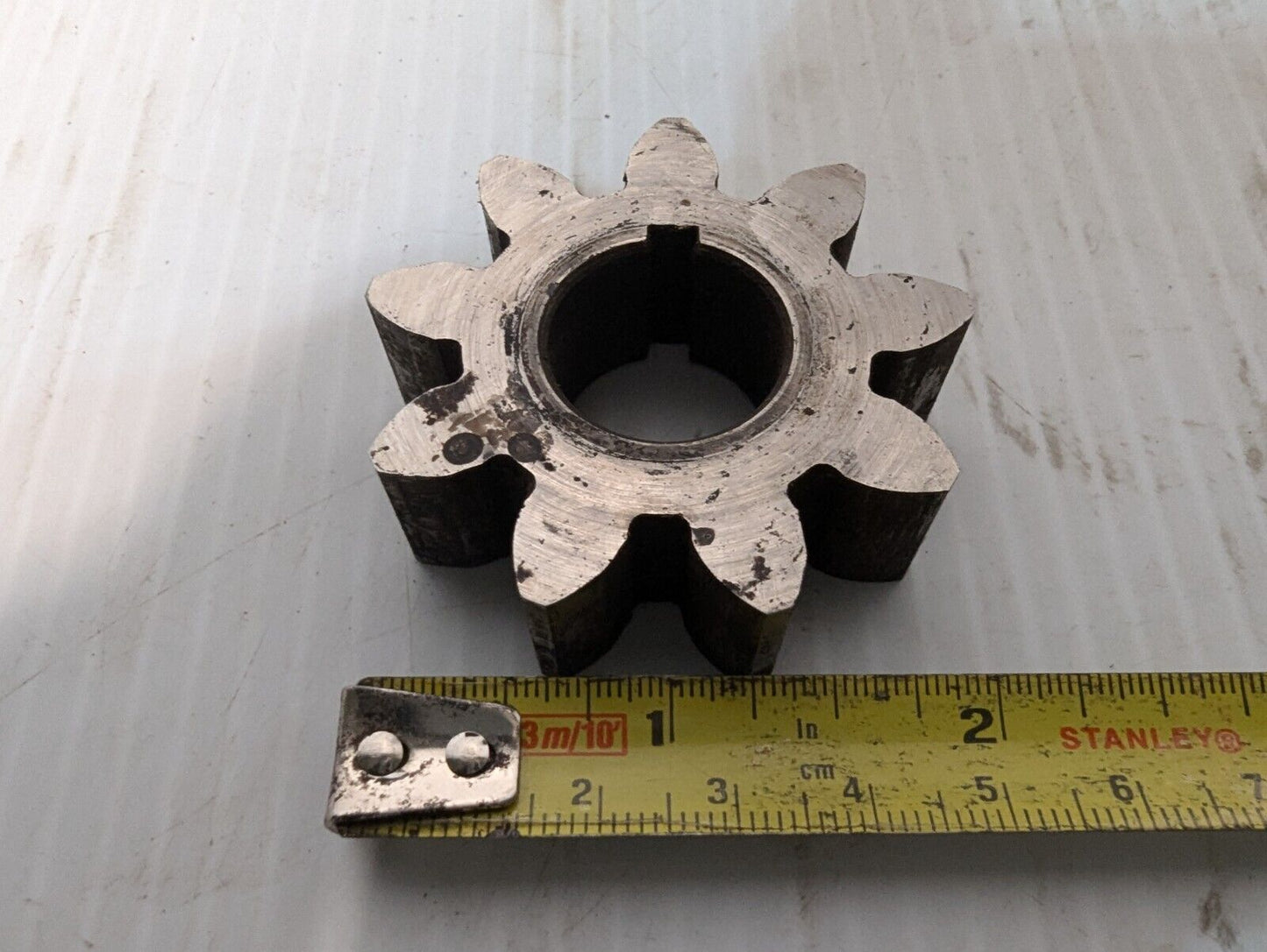 9-Tooth Steel Spur Gear 2" Dia. 13/16" Bore 0.75" width