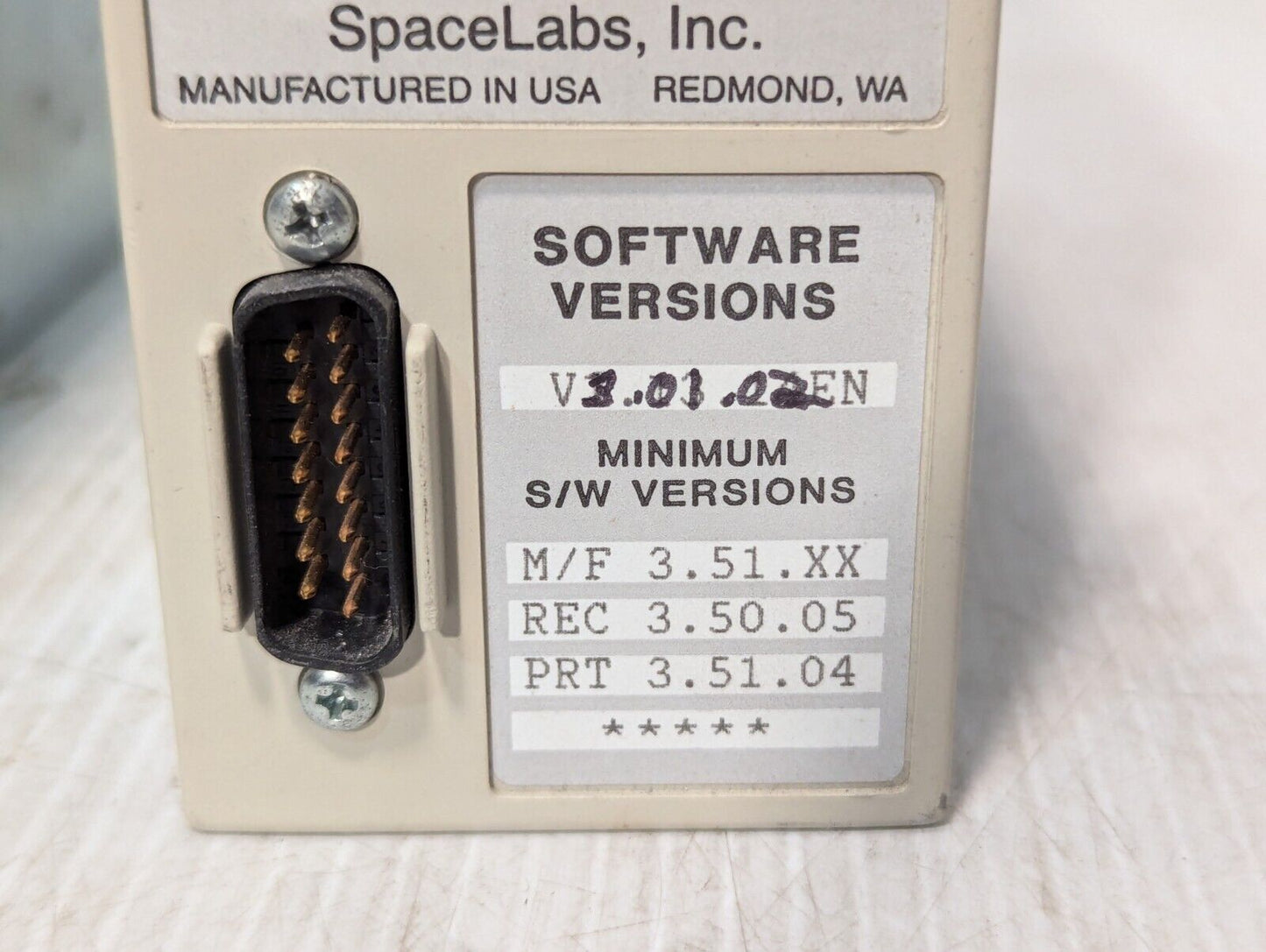 SpaceLabs Model 90404-09 Patient Monitor Module - Free Shipping