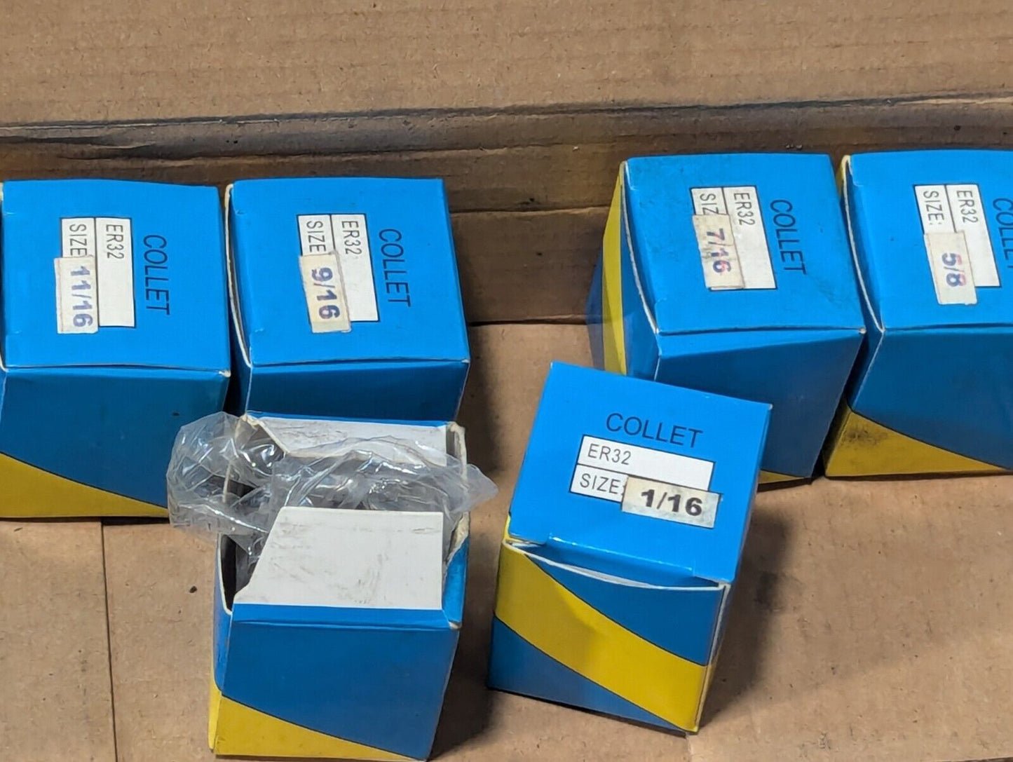 18 Pieces - ER32 High Precision Spring Collet Set, Various Sizes - Free Ship
