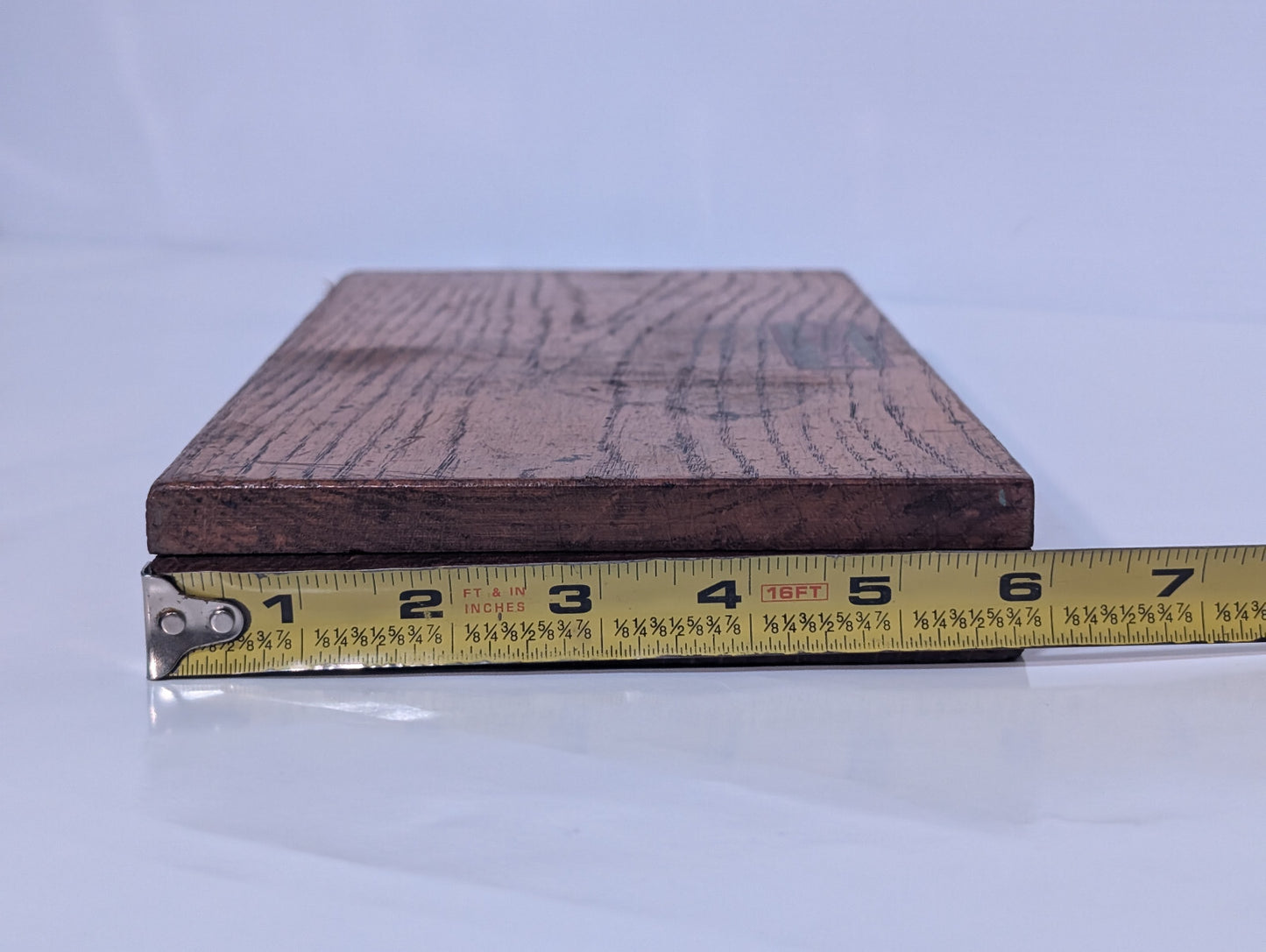 Vintage Starrett Machinist Gauge Blocks Measuring Tools Gage Set Wood Case, USA