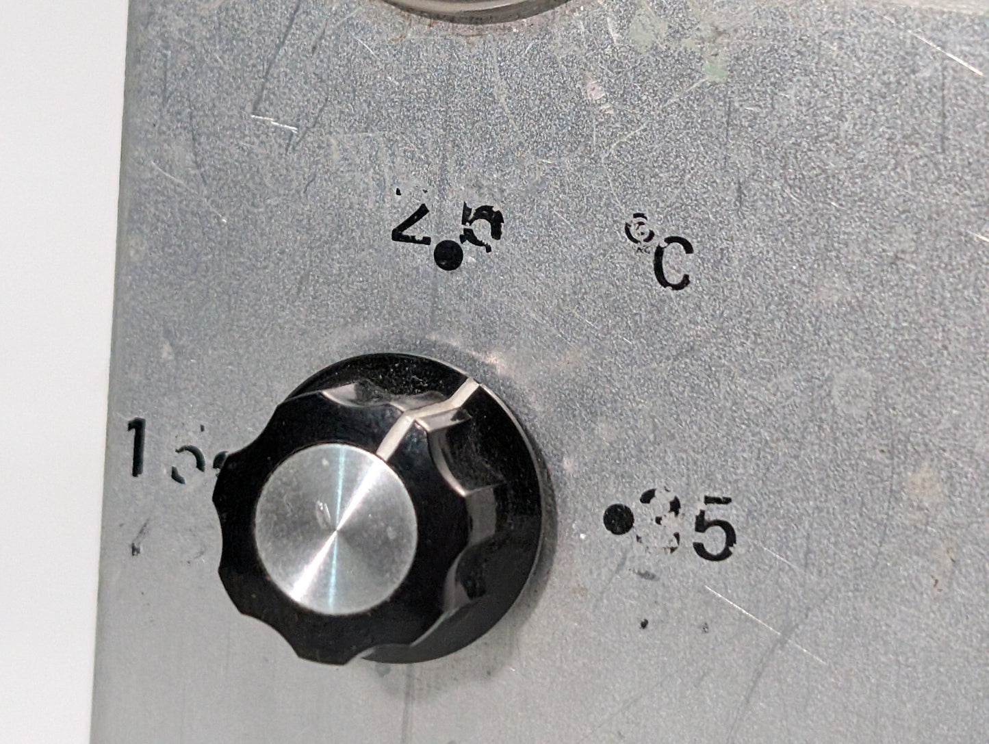 Unidentified Control Panel Box Offset Dial, pH Dip Switches, Volts/ Temp, Toggle