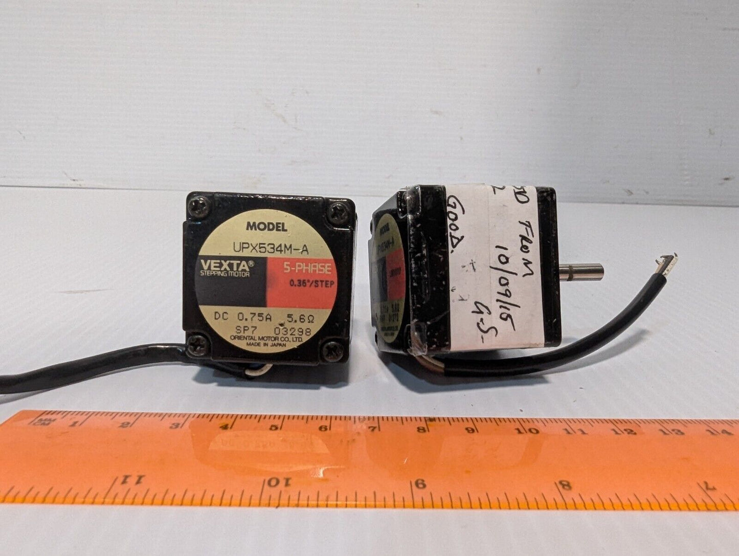 Vexta UPX534M-A Stepping Motor, DC, 5 Phase, 0.36 deg/step - Free Shipping