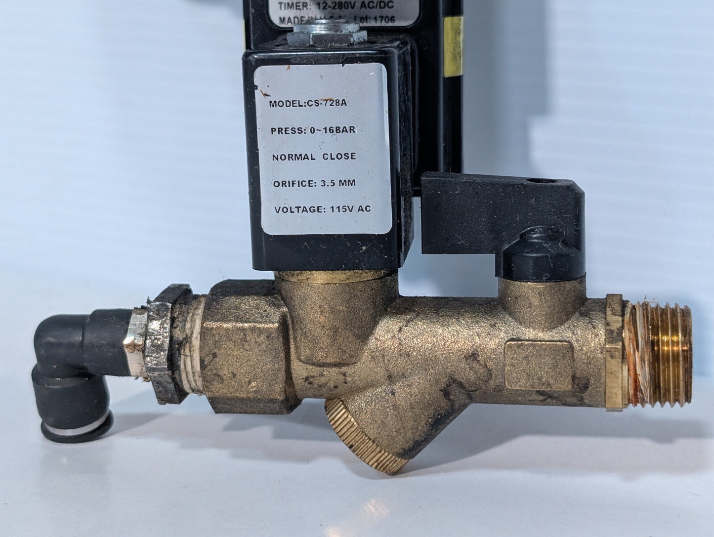 Van Air Systems EDV-115 Terminator Drain Valve, CS-728A, 39-10507, Made in USA
