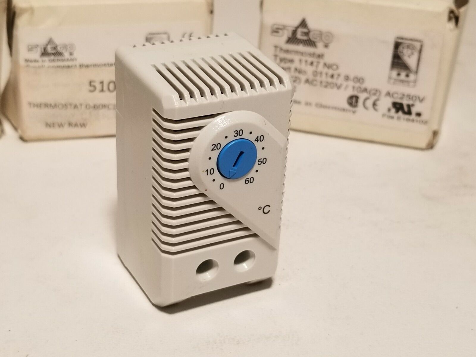 STEGO 01147.9-00 thermostat, 0-60 deg C, type 1147 NO