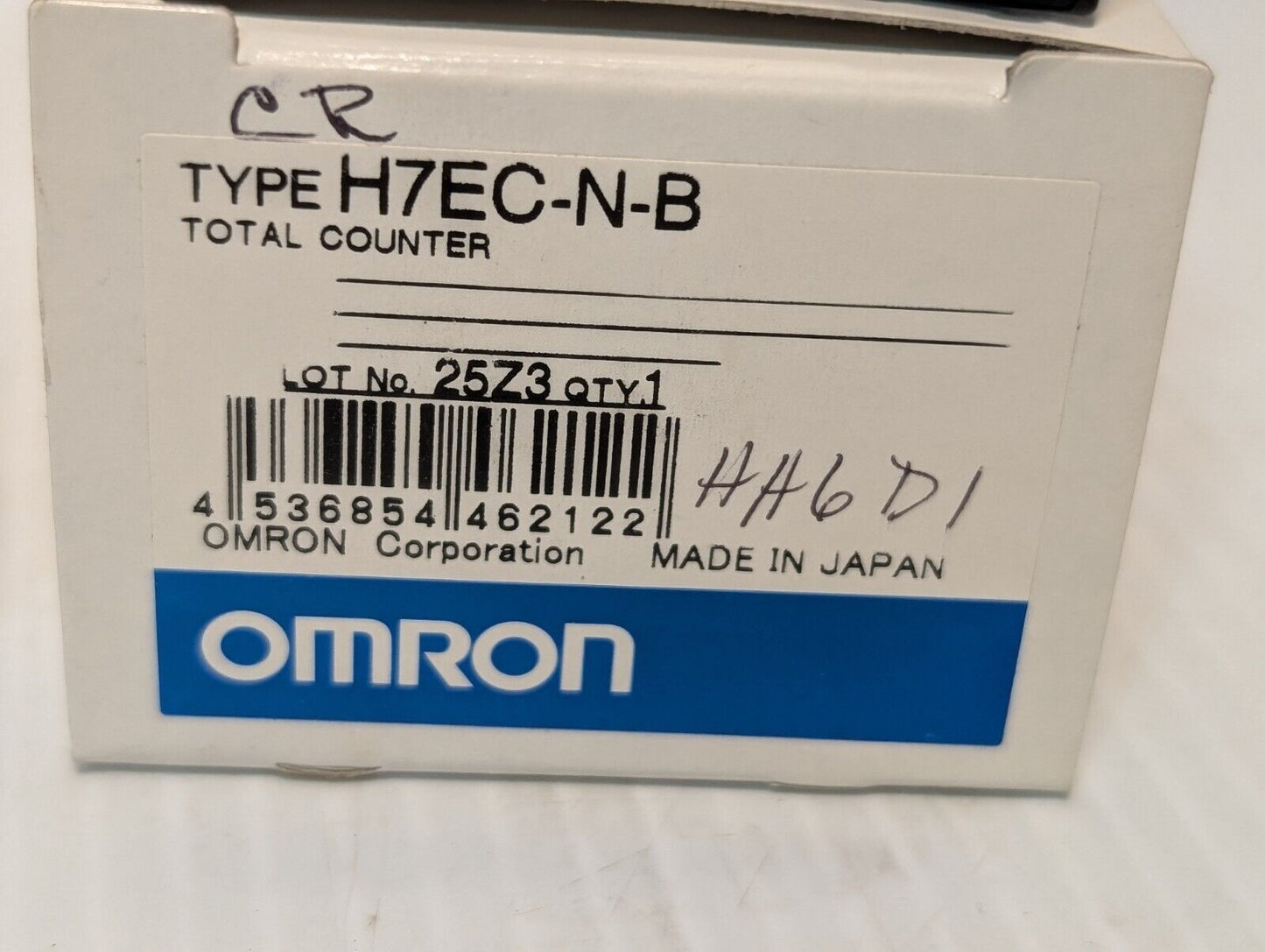 Omron H7EC-N-B Black Miniature Total Counter 7 Segment LCD - Free Shipping