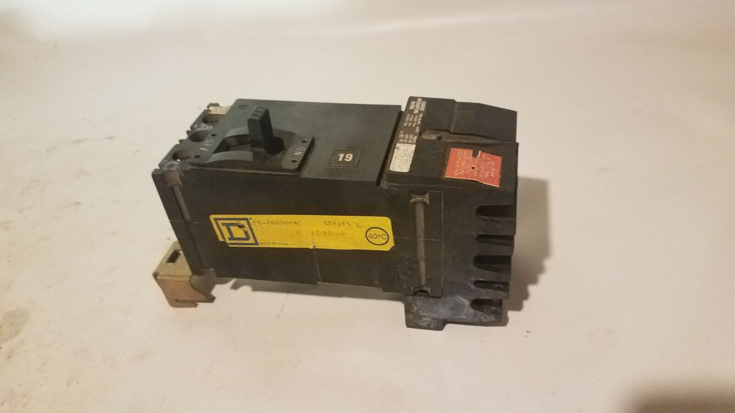 Square D FA-26030, 30 A, 600VAC, 250VDC, 2 poles