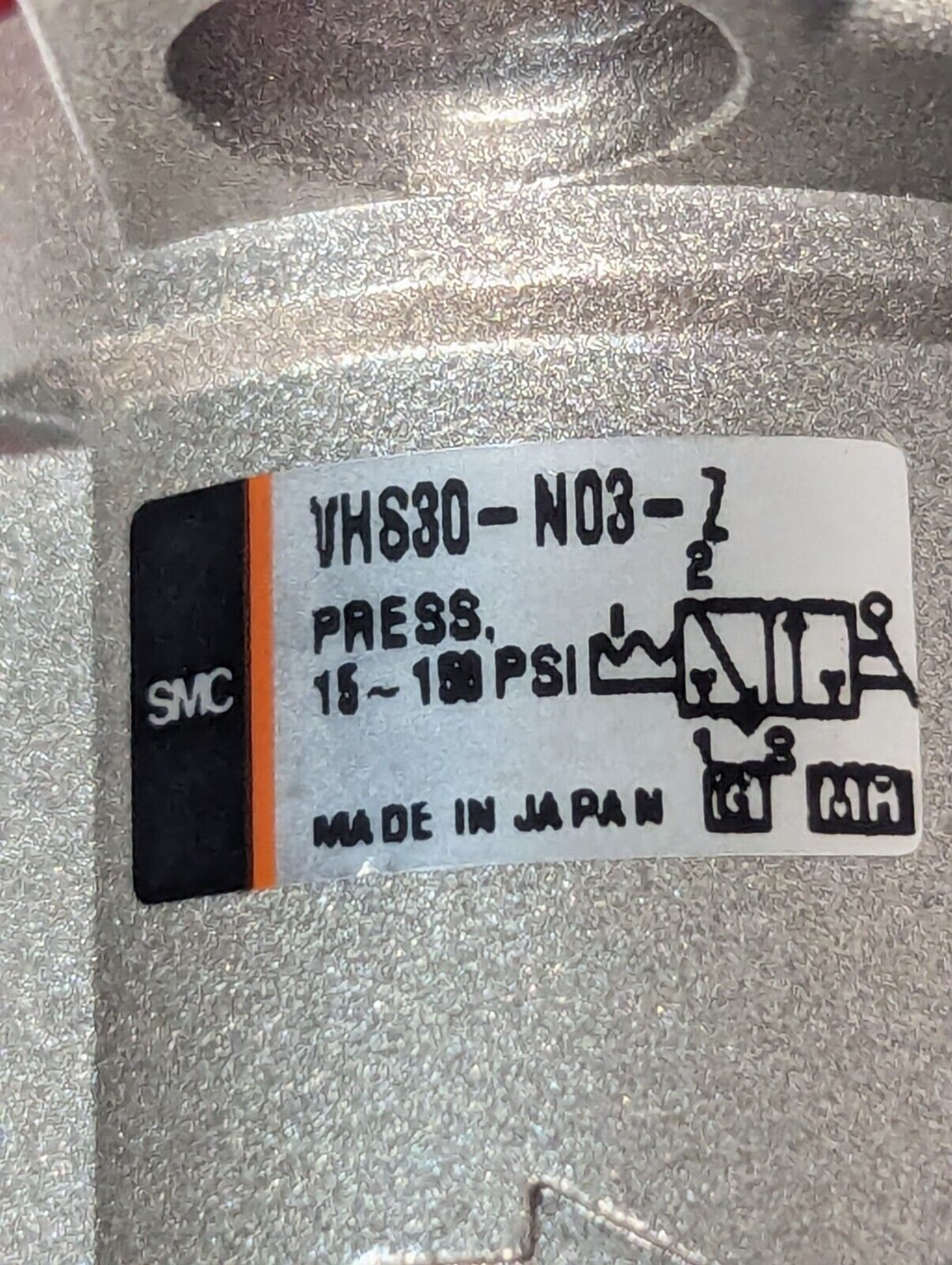 VHS30-N03-Z SMC Pressure Relief 3 Port Valve 3/8 NPT - Free Shipping