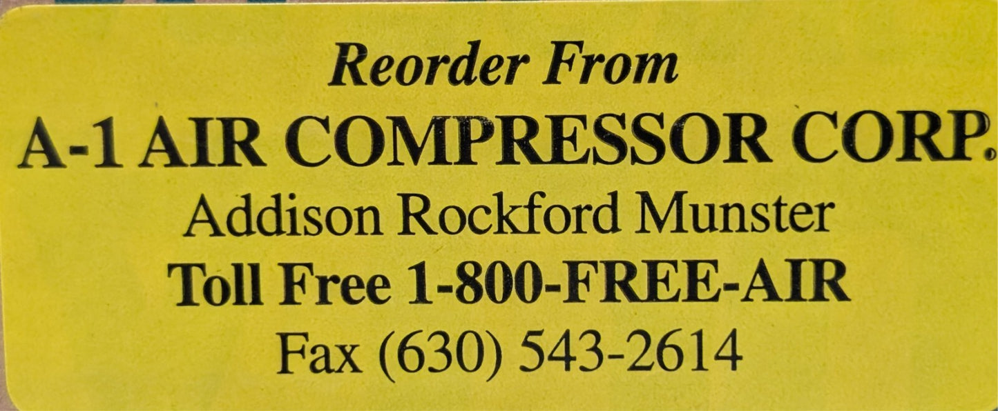 Sullair 042445 Air Filter Element, Fits BDS 7.5 to 22, LS10-25 to 30 and 10B-25