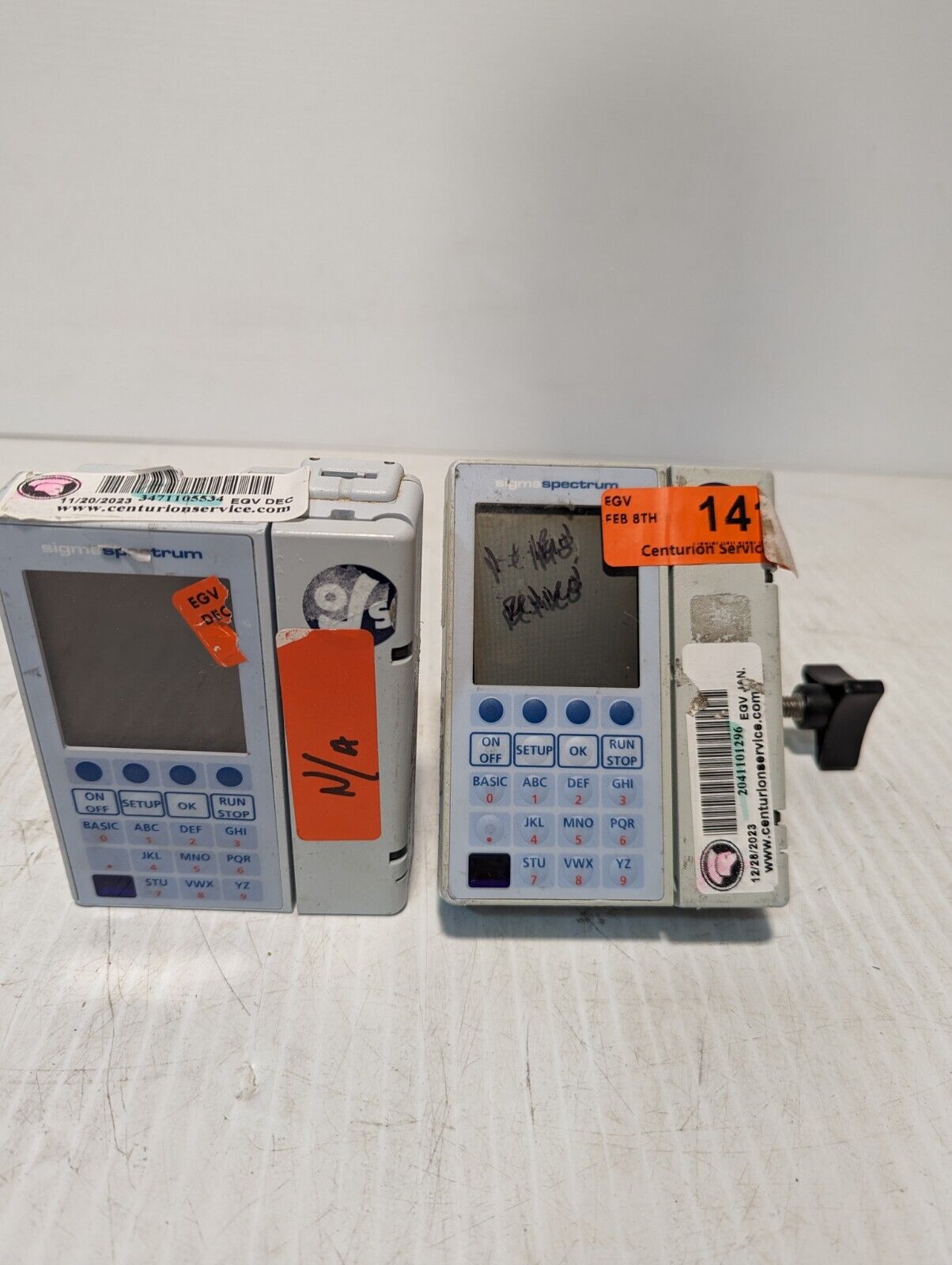 Lot Of 2 Baxter Sigma Spectrum 35700 Volumetric Infusion Pump - Free Ship
