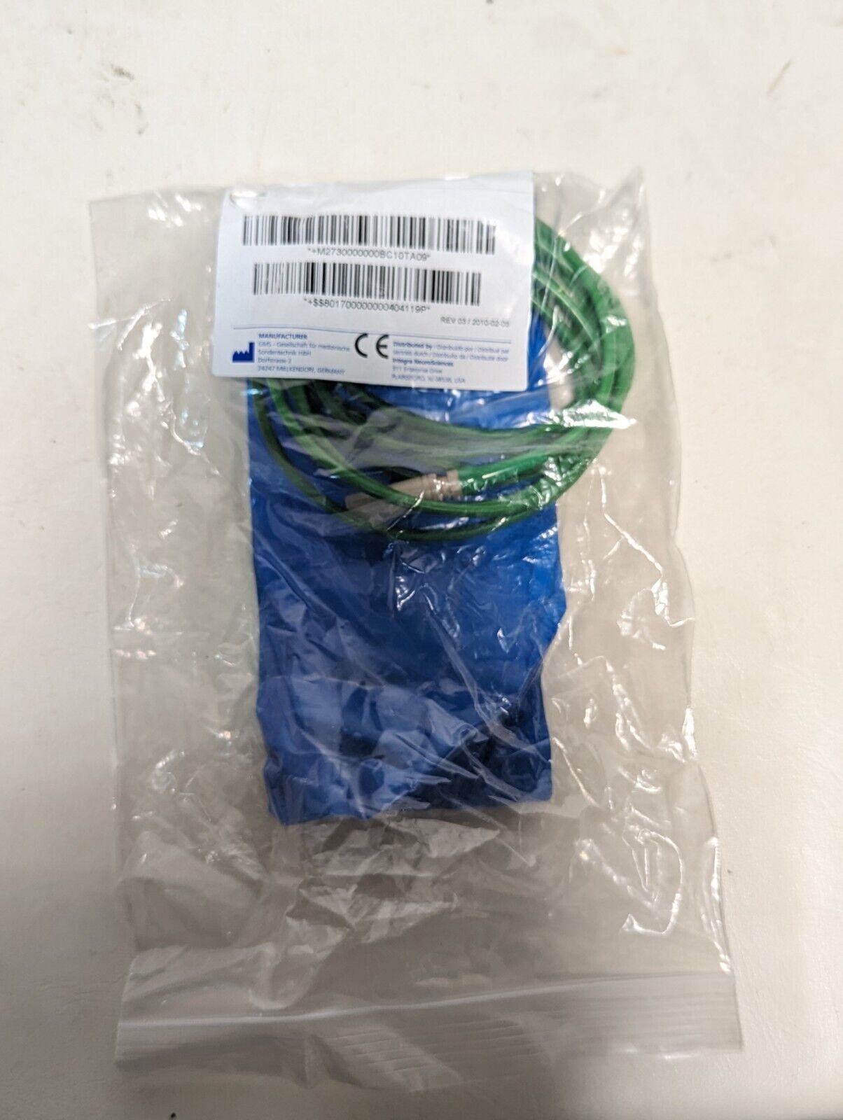 Integra Licox BC10TA CMP monitor cable, monitor to temperature catheter