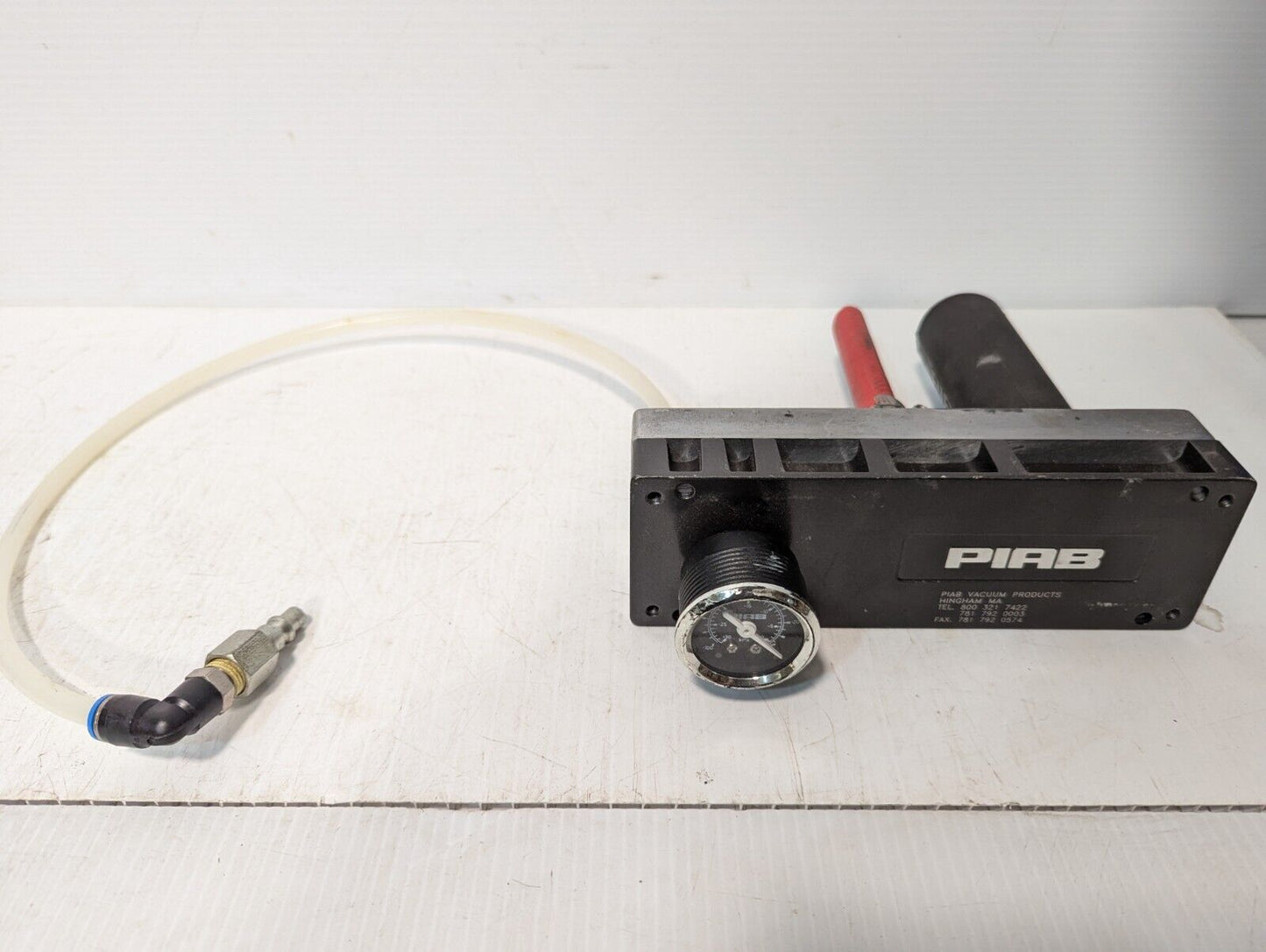PIAB MLD-25-MK-1 Vacuum Pump Assembly 32.01.070, Pressure Max 87- Free Shipping