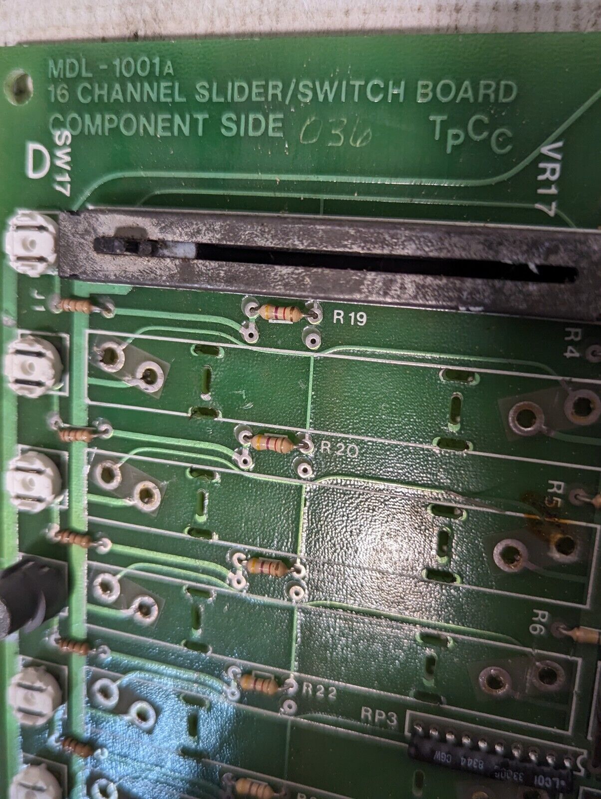 Unbranded MDL-1001A 16 CHANNEL SLIDER/SWITCH BOARD - Free Shipping