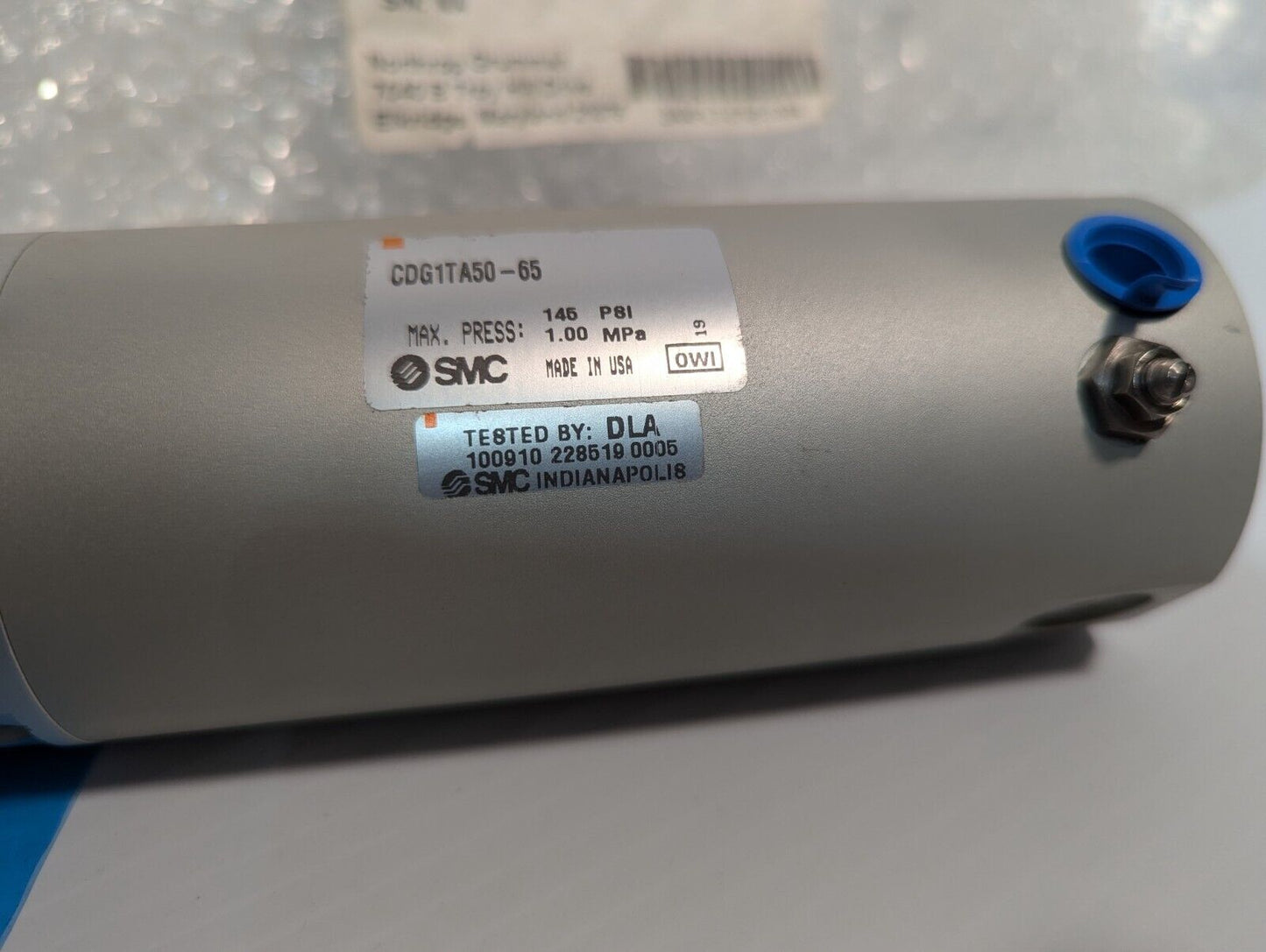 SMC CDG1TA50-65 cylinder, 145PSI, 1.00MPa max - Free Shipping
