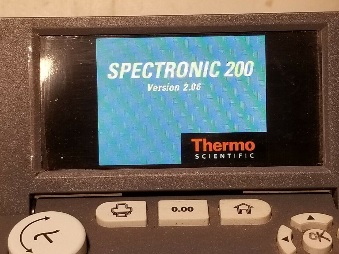 Thermo Scientific Spectronic 200, powers on, but various errors