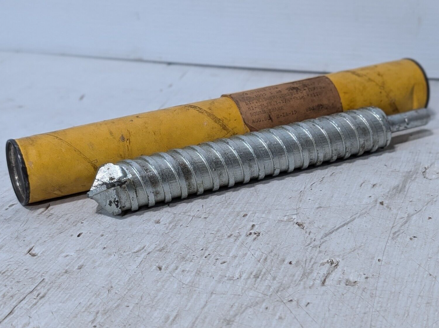 Steel Masonry Bit Hi-Helix 1 1/4" x 10" With Round Shank - Free Shipping