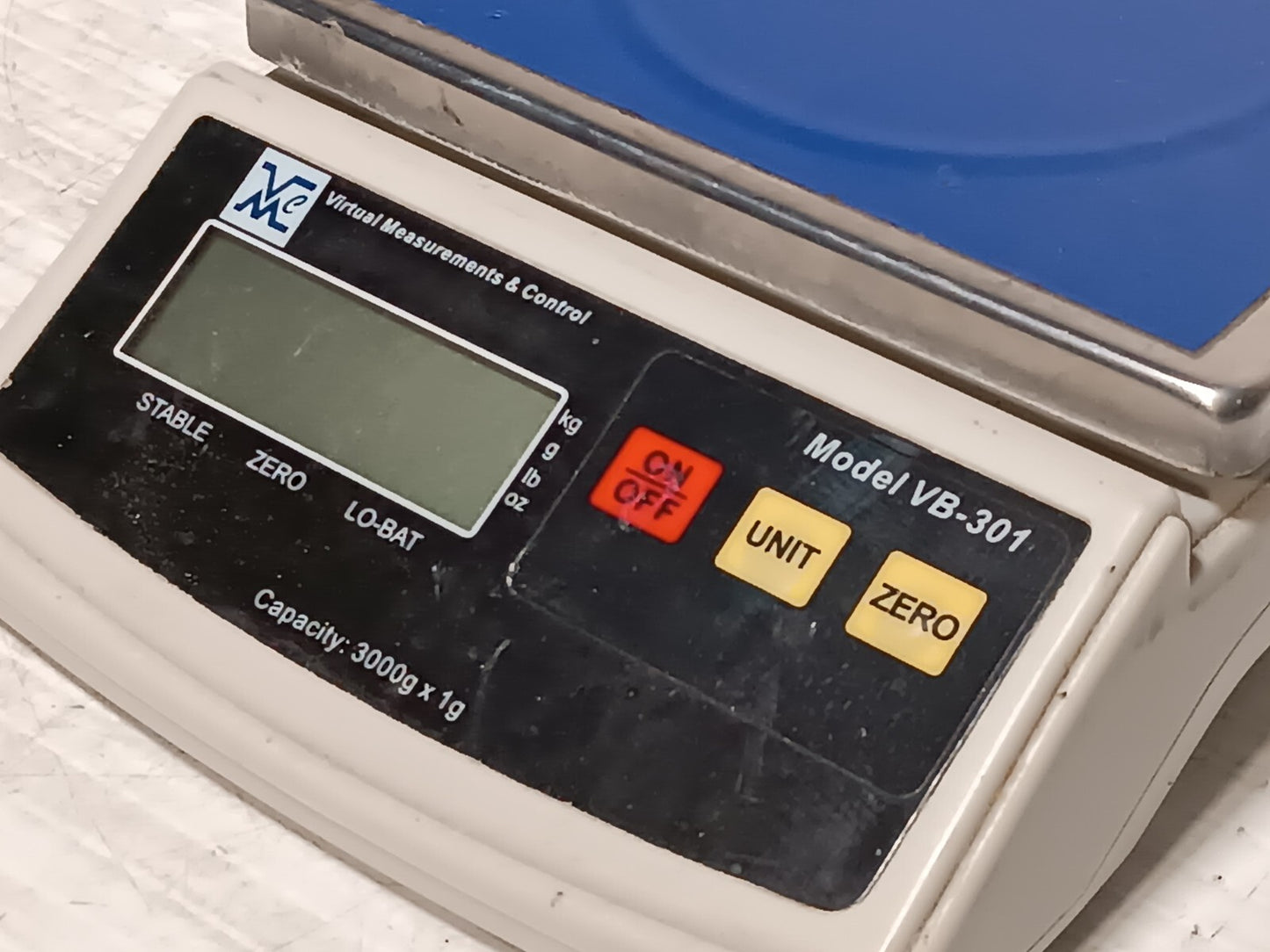 Virtual Measurements and Control VB-301 3000g Measuring Scale, Auto-Calibrating