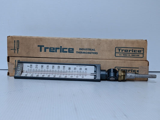 Trerice industrial thermometer 30-240 degrees Fahrenheit, analog in original box