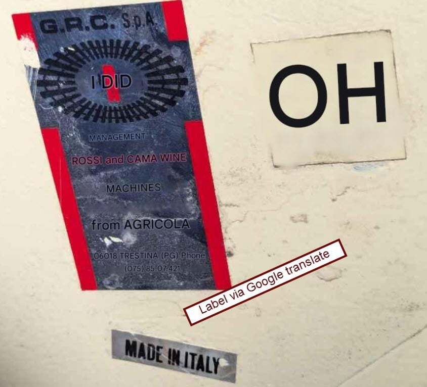 Steel Fruit Crusher with Stand for Pulping, Mashing, Grinding for Wine / Cider