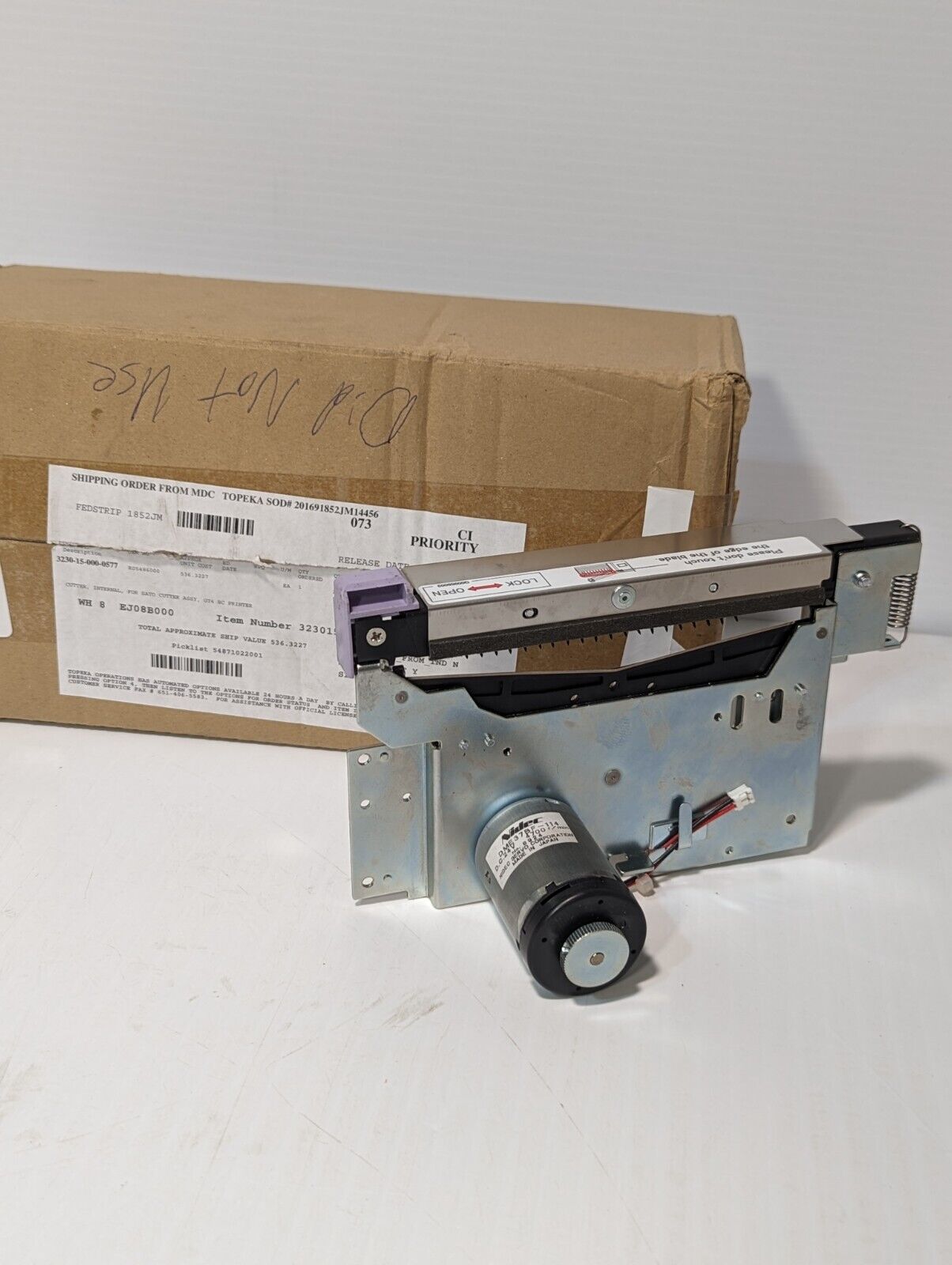 Sato R05486000 Cutter Assy for GT4 BC Printer - Free Shipping