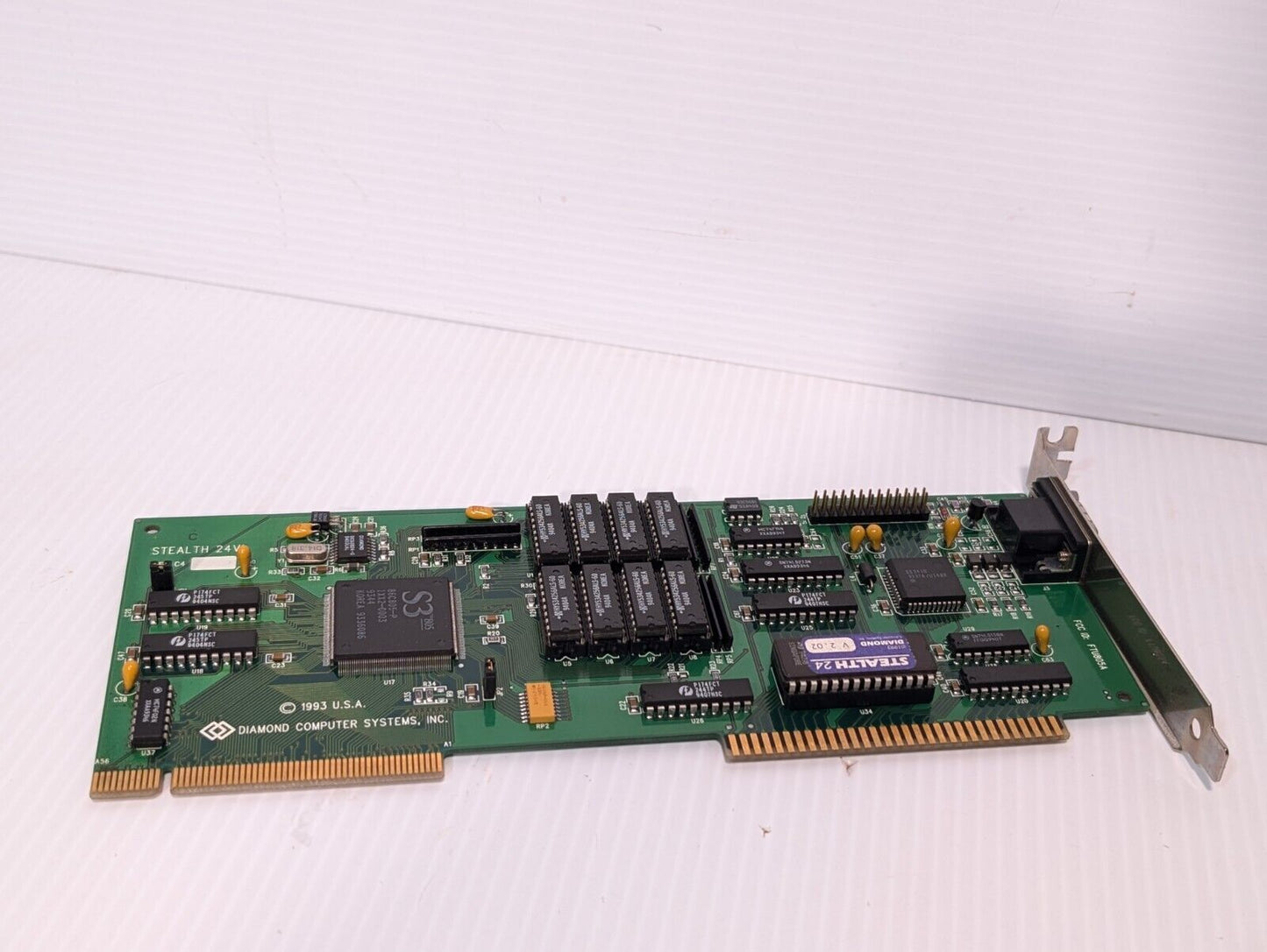 Vintage 1993 Stealth 24 Diamond Windows Graphics Card V2.02 FTU805A - Free Ship