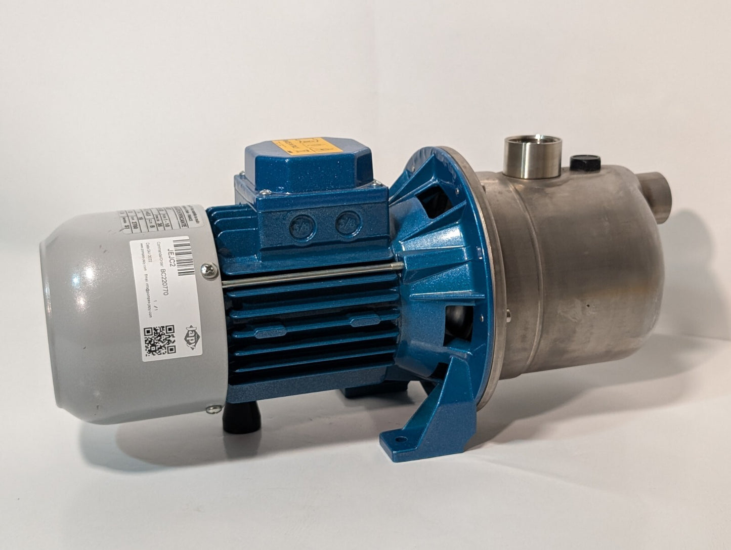 Tellarini ECC 24 JET Self-Priming Electric Pump, 0.7HP 0.5kW 2700RPM 61-32 l/min