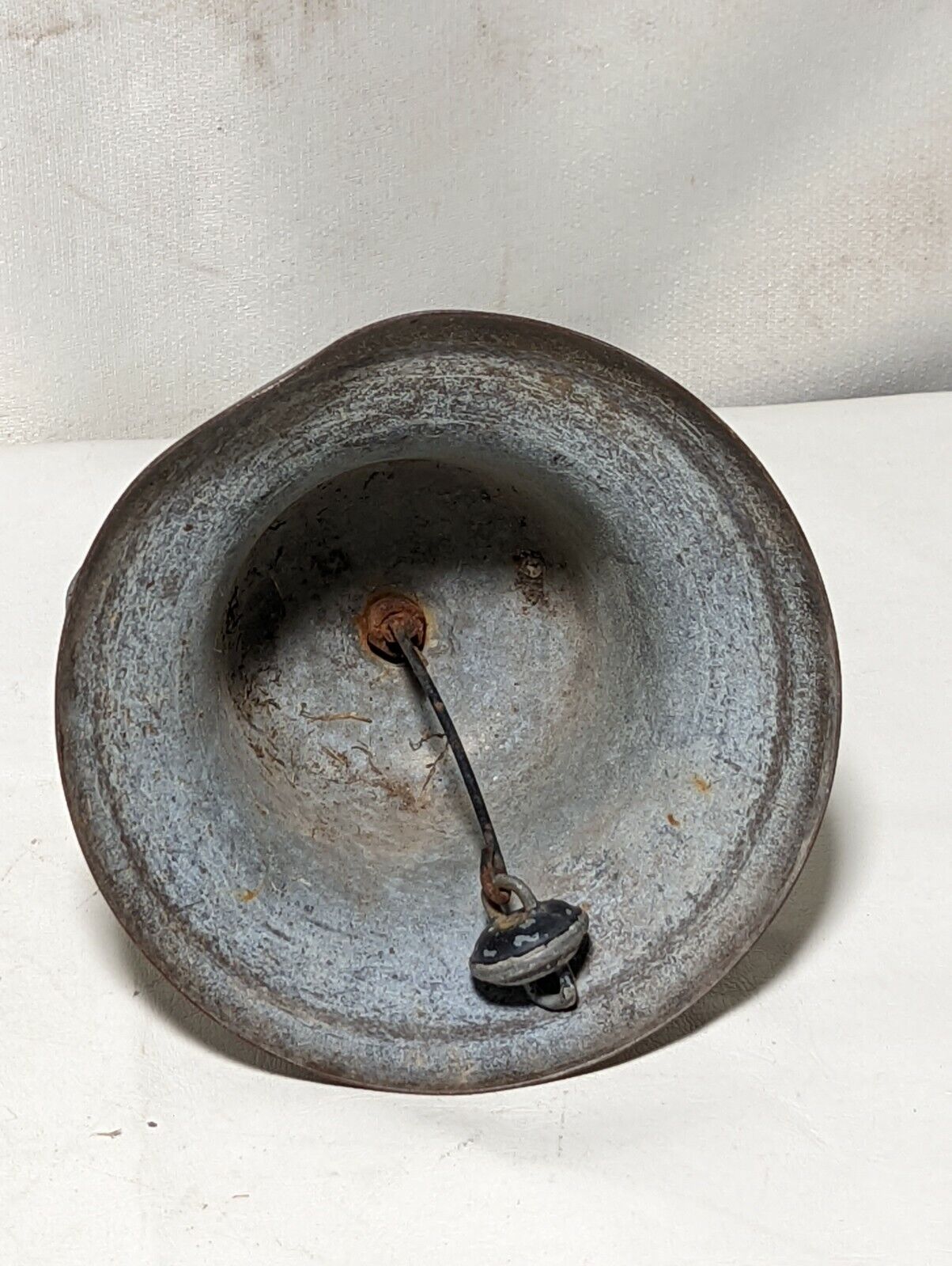 Weathered metal eagle bell