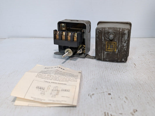 Square D 9013-853AS Pressure Switch Single Port, With Unloader - Free Shipping