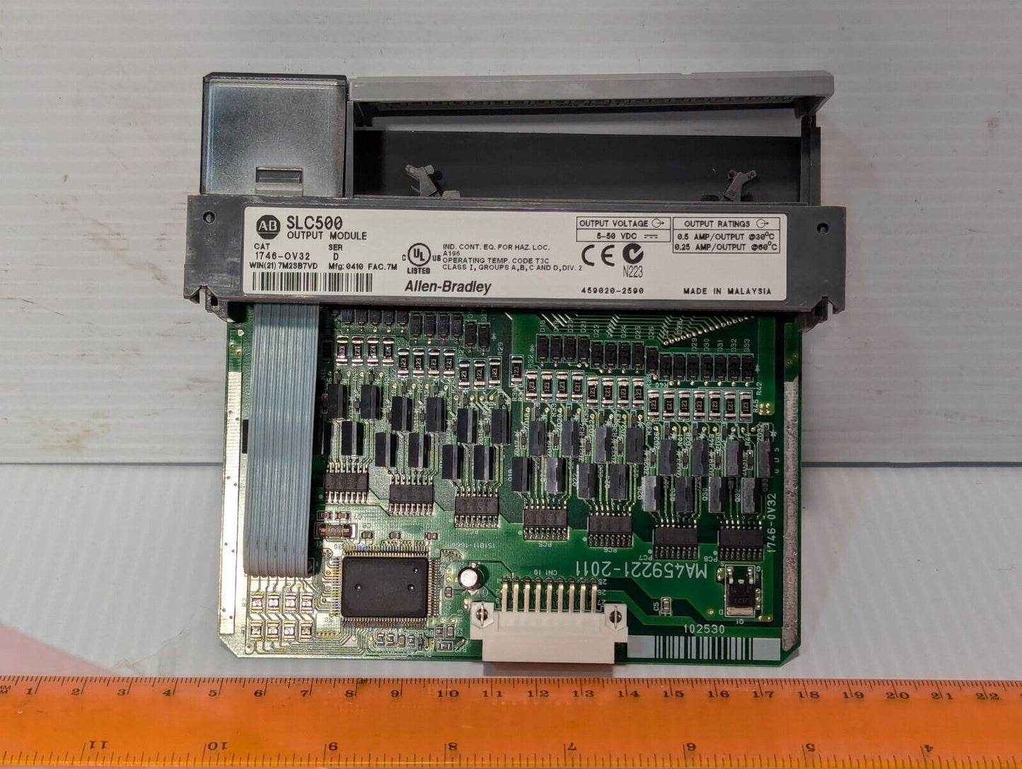 Lot of 5 Allen Bradley 1746-OV32/D SLC 500 32-Channel DC Output Module-Free Ship