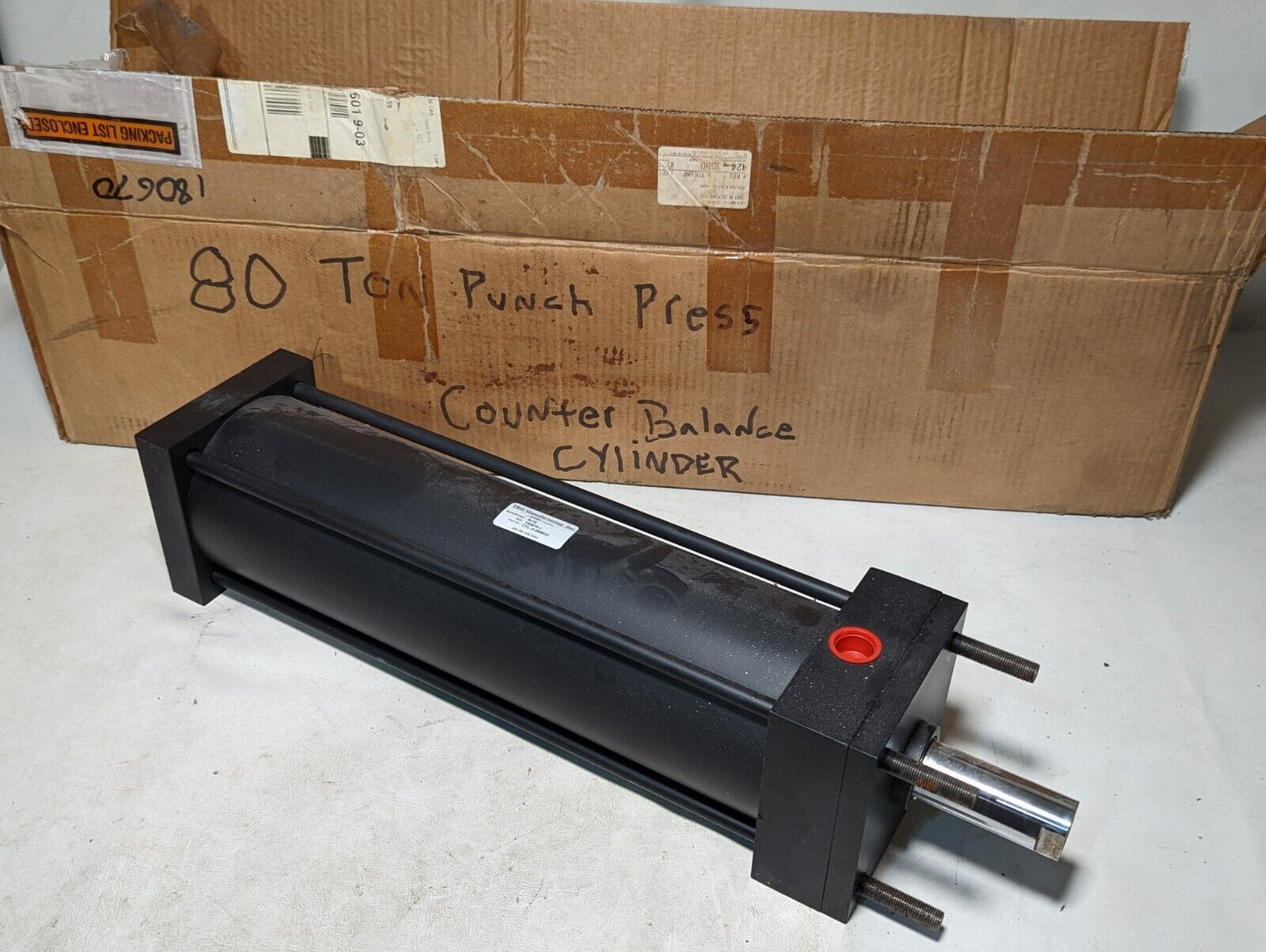 TRD Manufacturing CYL-A-009033, 5 Bore, 16 Stroke, 250PSI air max