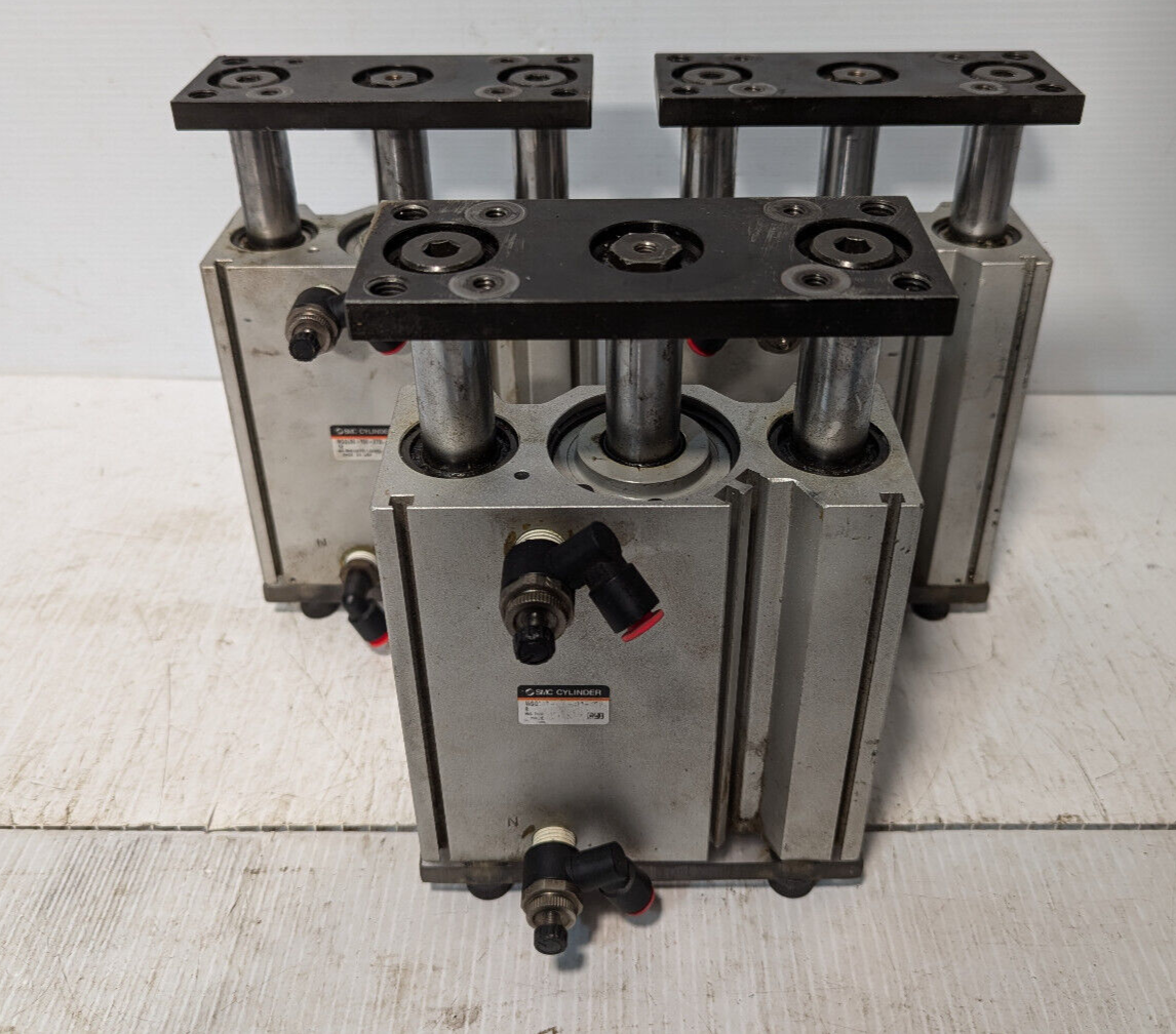 SMC MGQL50-100 -Z73L-XC Compact Guide Cylinder 145 PSI, 1.00 MPa -Free Shipping