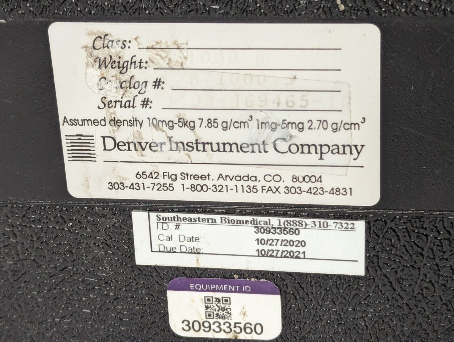 Denver Instruments 871000.3 Precision Calibration Weight, 1000g - Free Shipping