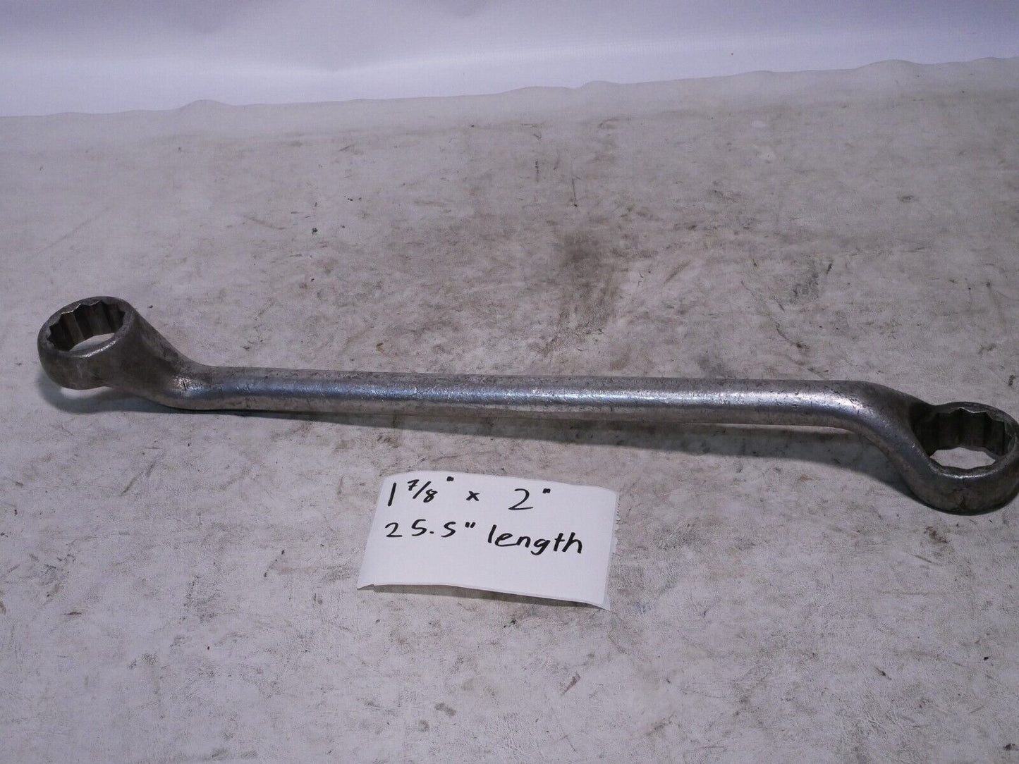 Unbranded large wrench, seemingly 1-7/8 inches by 2 inches, 25.5 inches length