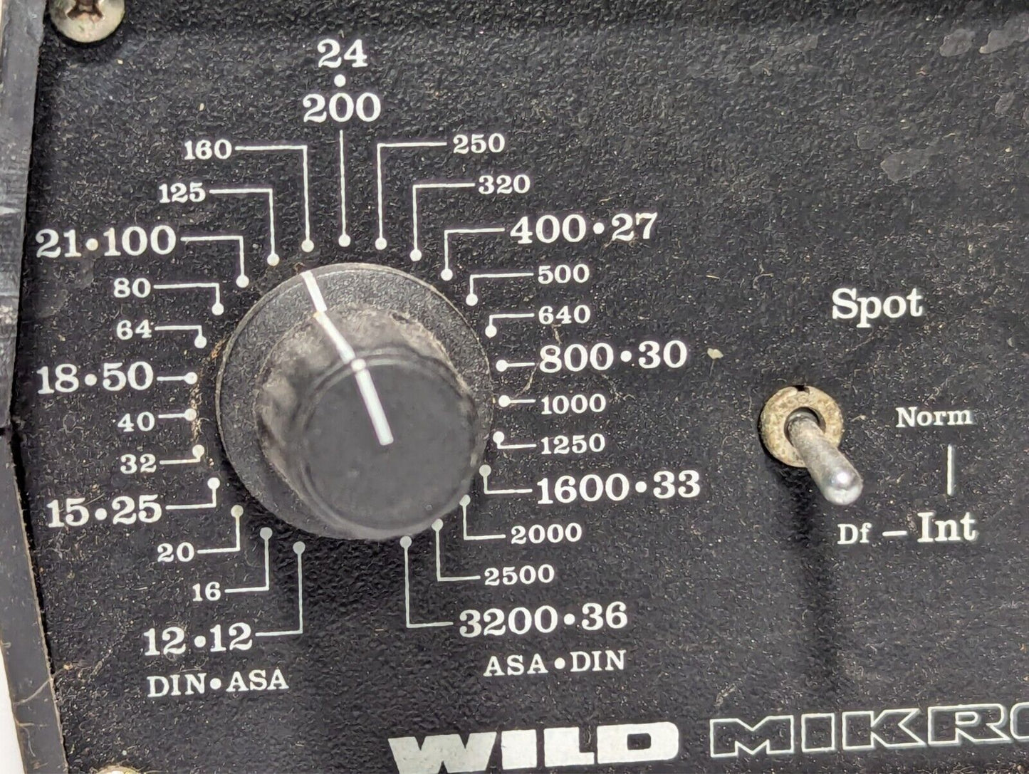 Wild Mikrophot MPS 05 exposure meter for MPS12 Wild and M420 as shown