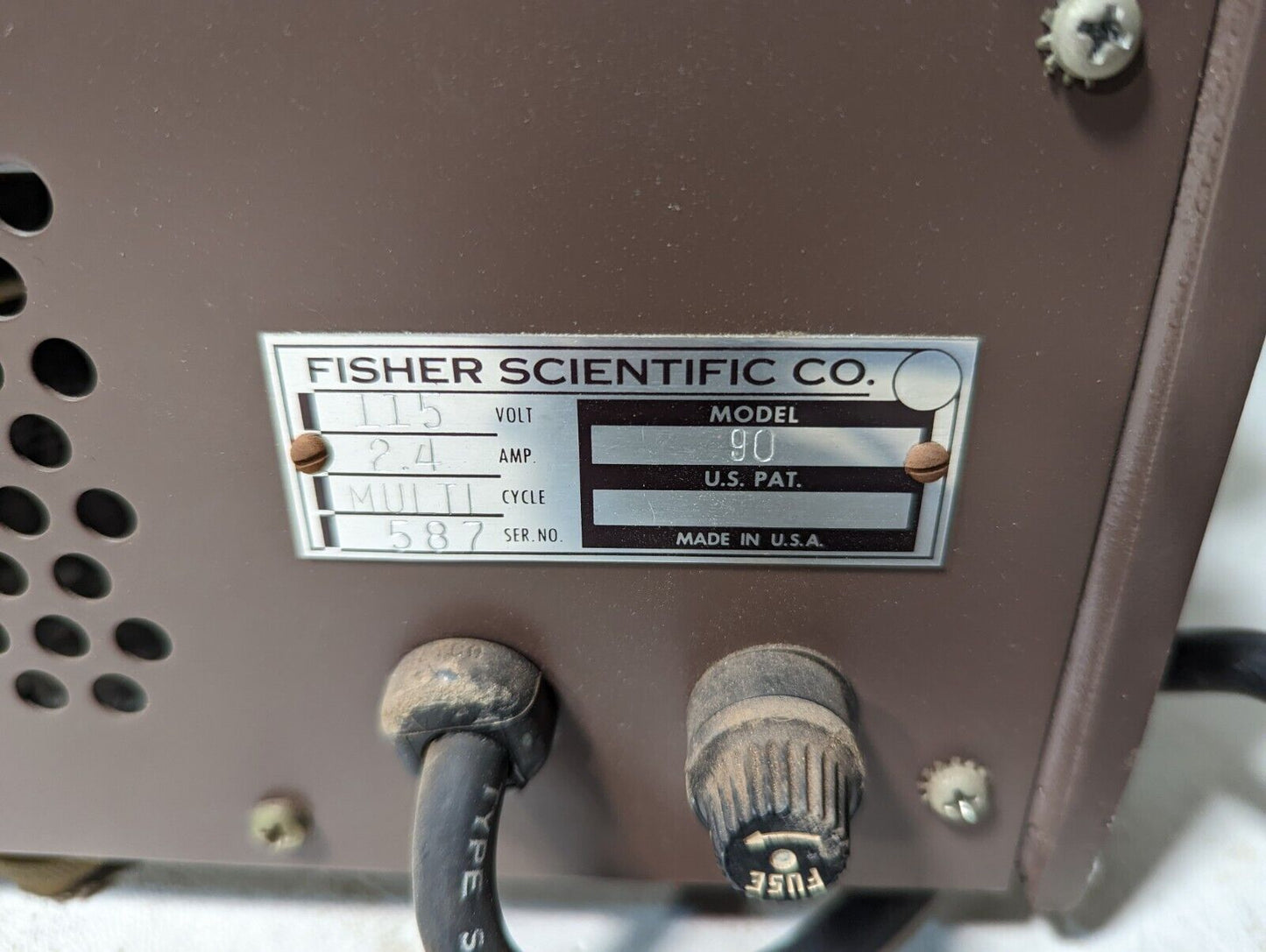 Fisher-MacMichael viscosimeter, model 90, 115VAC