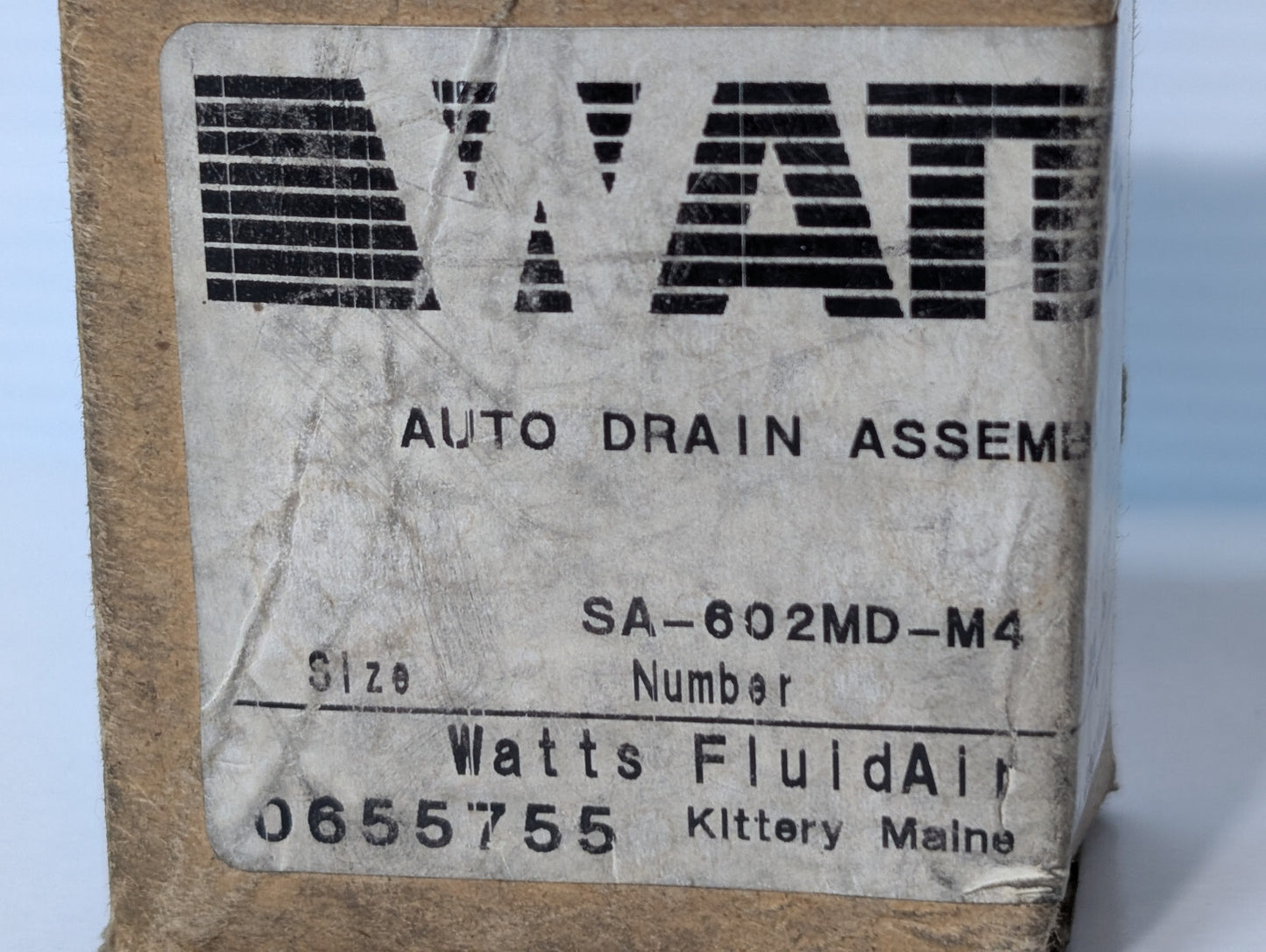 Watts Fluid Air SA-602MD-M4 Automatic Drain Assembly, 0655755