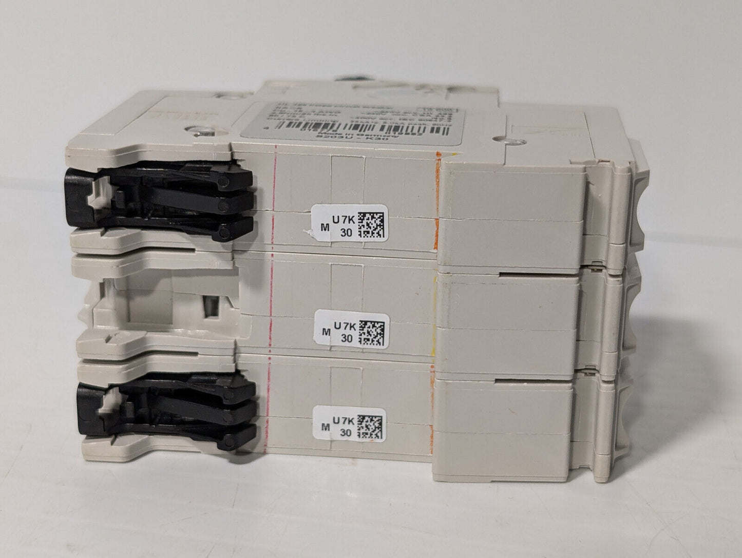 ABB S203U-K30 Circuit Breaker, 3-Pole, 30 A, 162K861H01, 240 VAC, 50/60 Hz