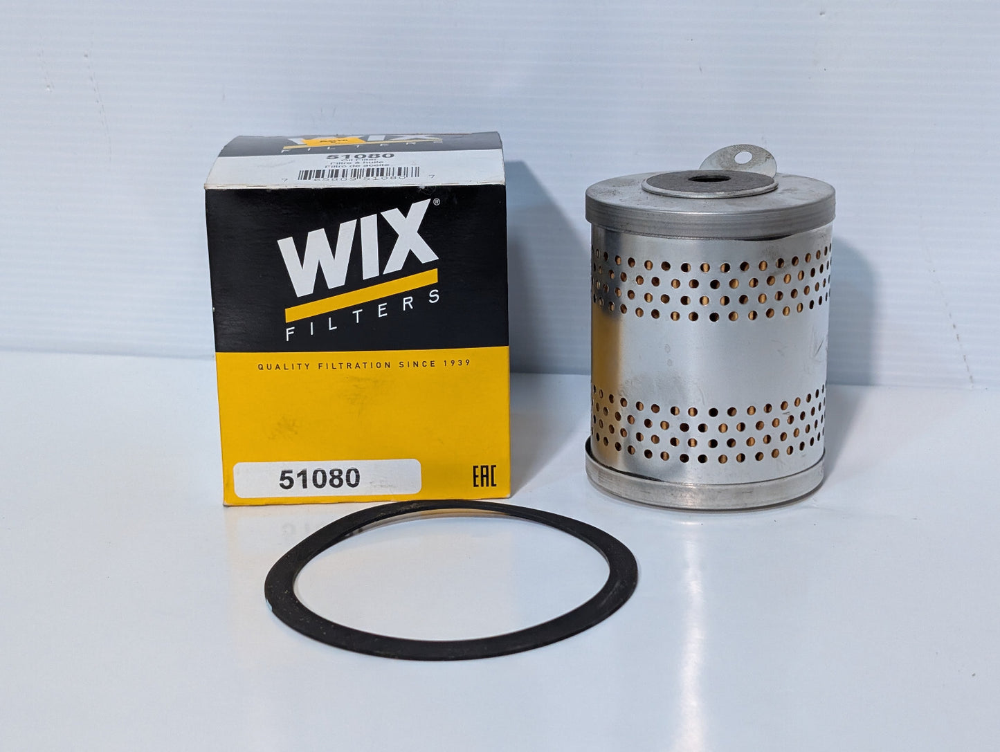Wix Filters 51080 Engine Oil Filter, New Old Stock in Box, UPC 765809510807
