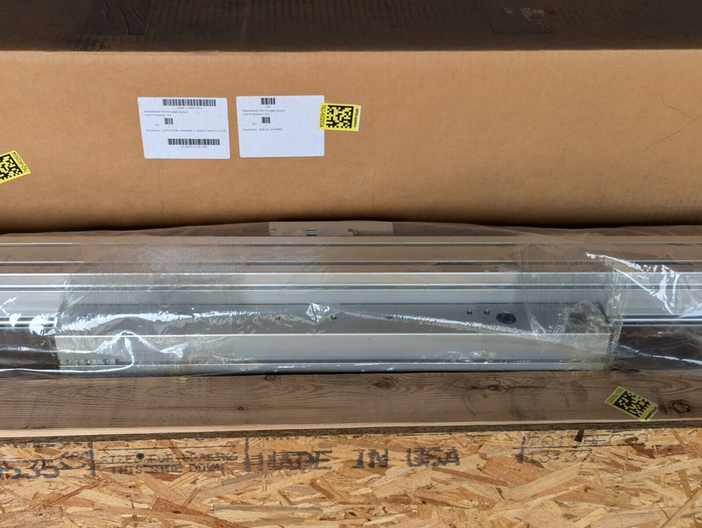 Macron Dynamics 12163 Actuator assembly, dolly induct, stacker 3040-13-000-1631