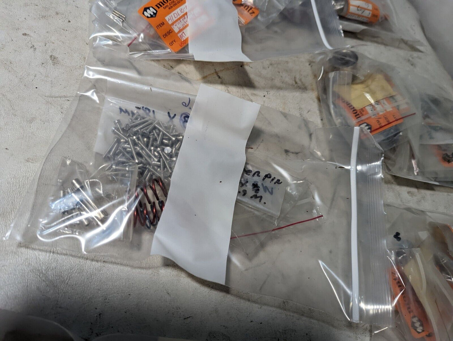 Large lot of parts for Mountz automatic screwdriver