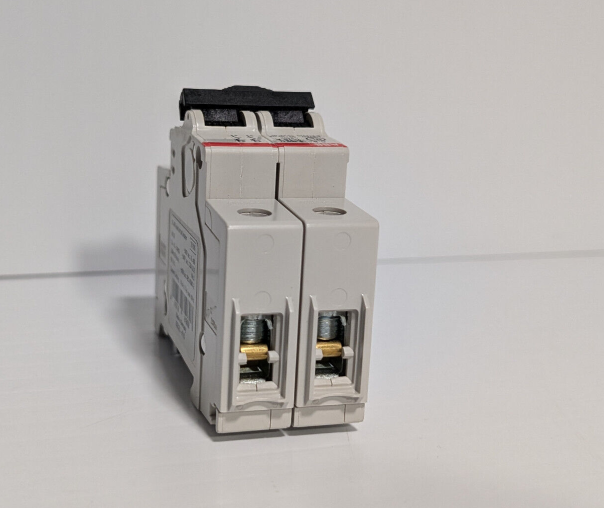 ABB S202U-K15 Circuit Breaker, 2-Pole, 240 VAC, 15 A, E212323, 50/60 Hz