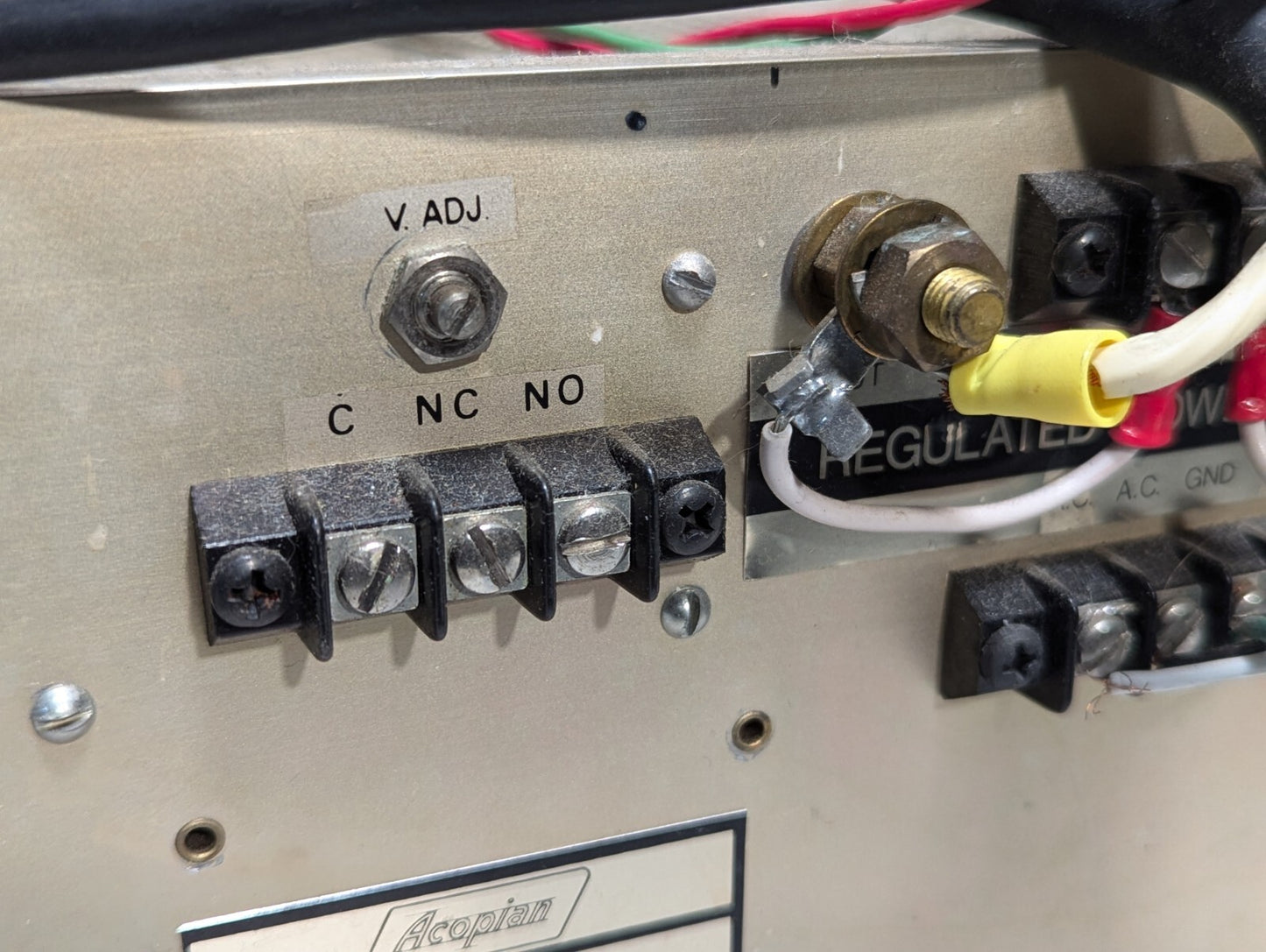 Acopian R4286 Rack Mount Regulated DC Power Supply Unit, Possibly Custom