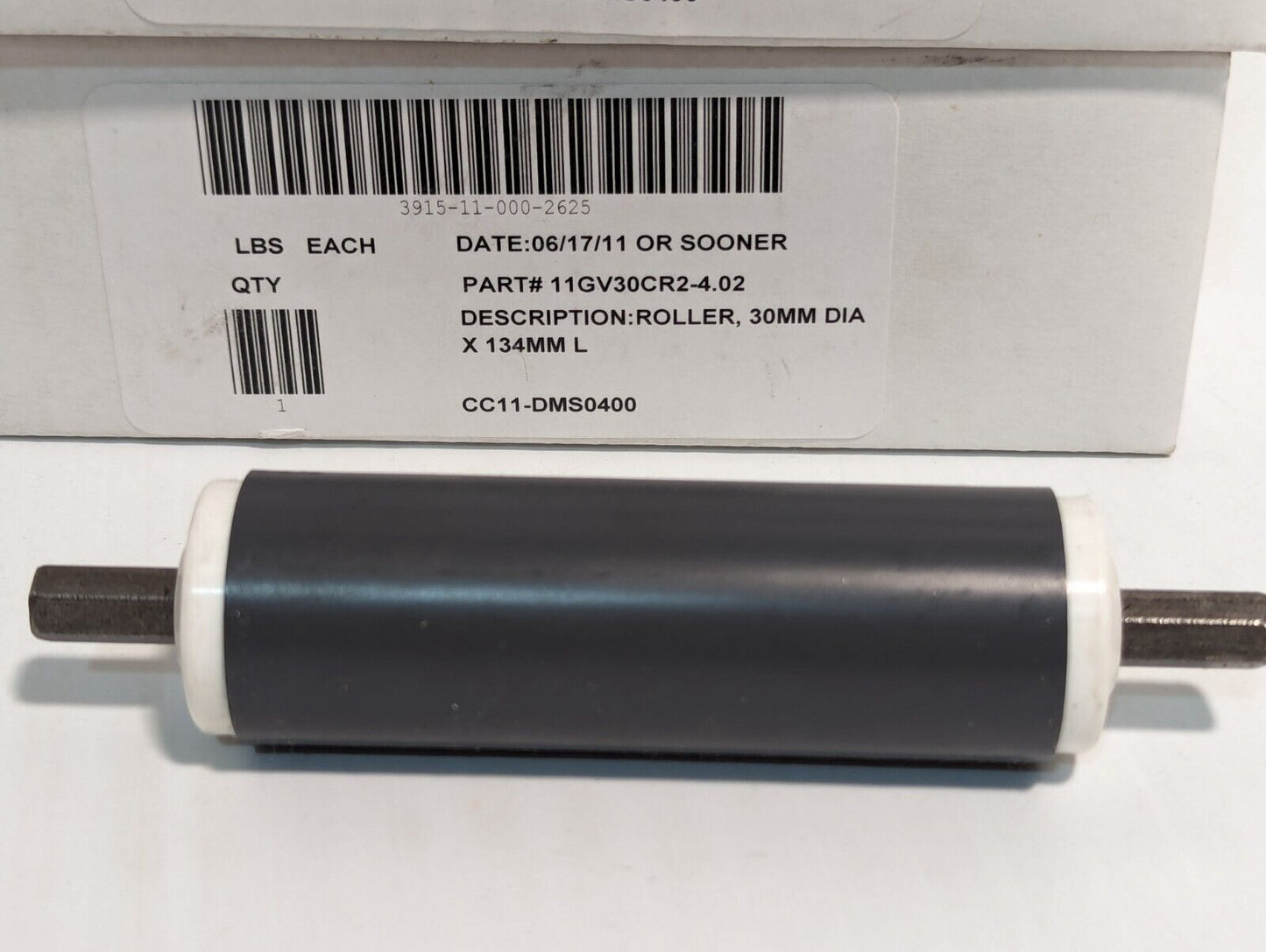 Interroll Roller Hex 30mm X 134mm or 4” 11GV30CR2-4.02 - Free Shipping
