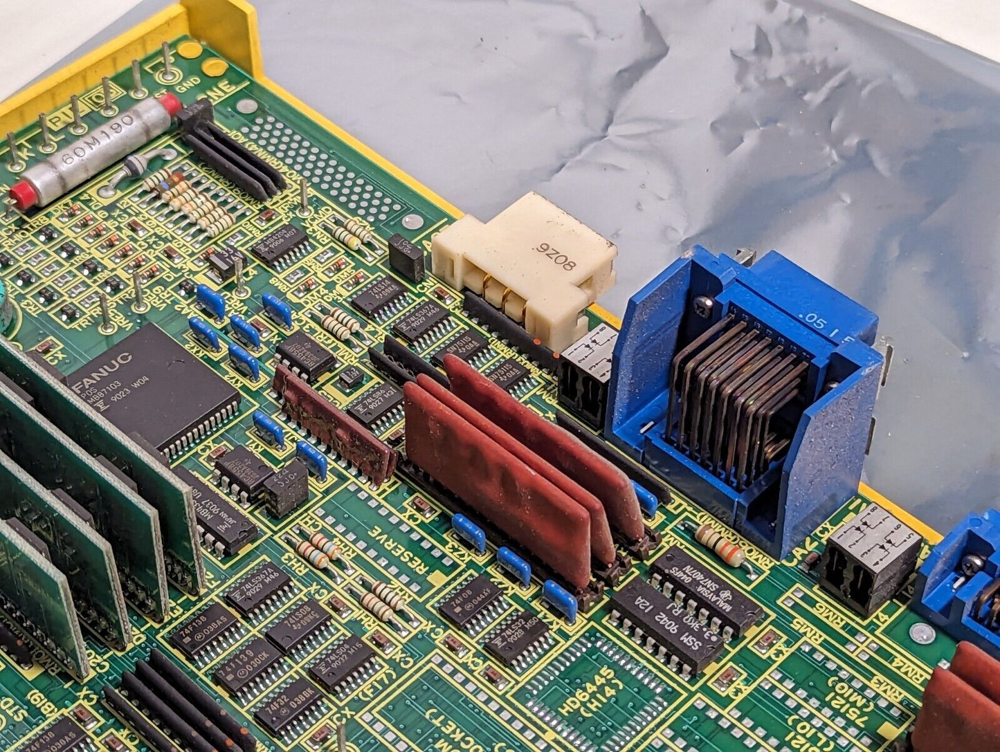 Fanuc A16B-2200-0121/06C control card, Base 0, circuit board