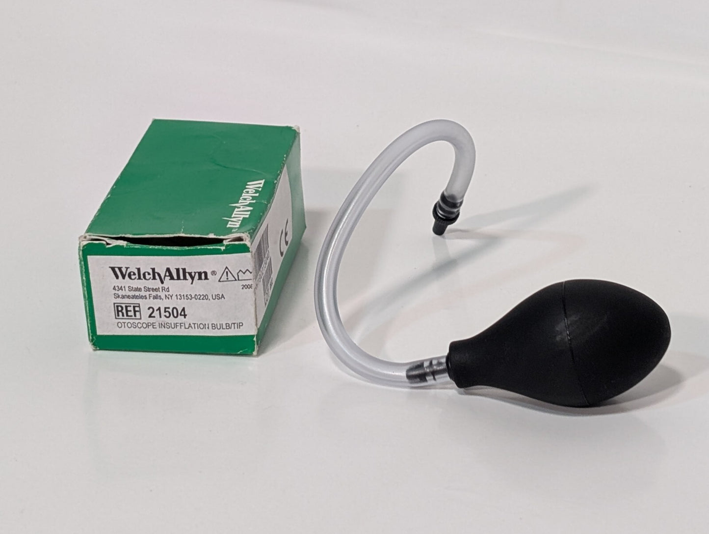 Welch Allyn 21504 Otoscope Insufflation Bulb with Tubing and Distal Tip Connect